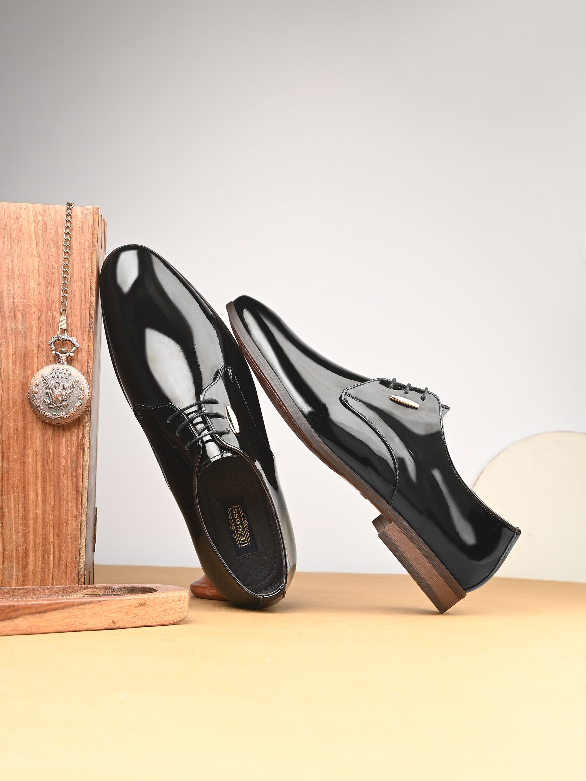 Egoss Party Wear Lace-Up Shoes For Men