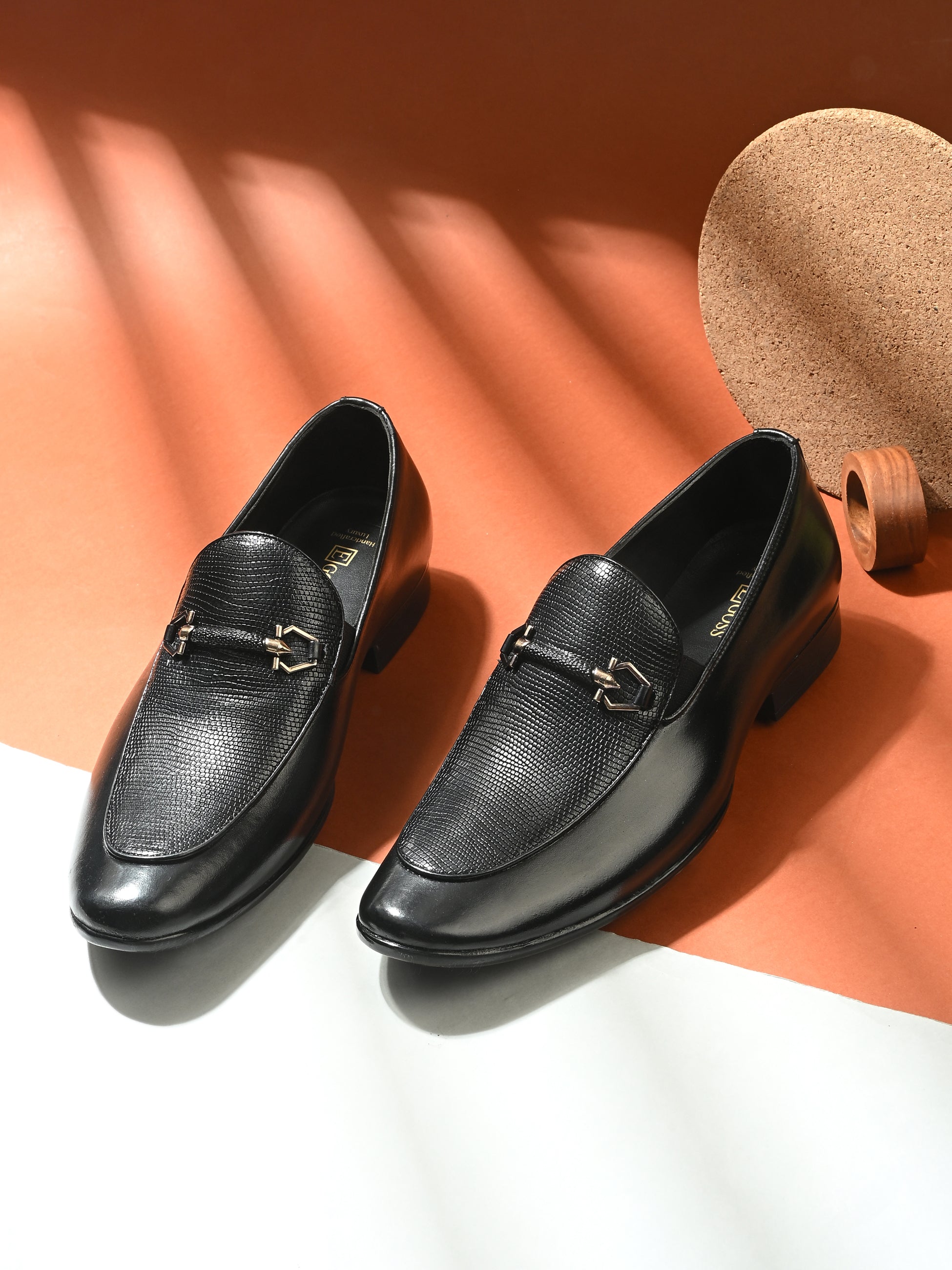 Egoss Buckled Formal Loafers For Men | Buckle Formal Shoes
