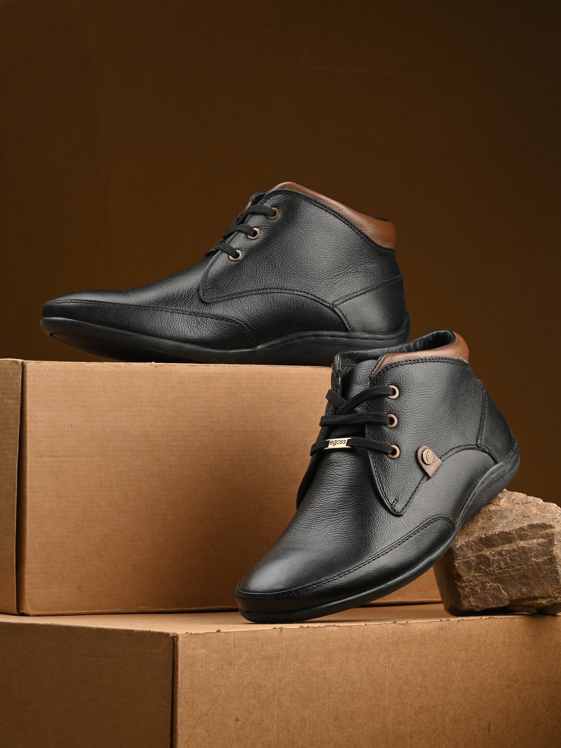 mens casual sneaker boots