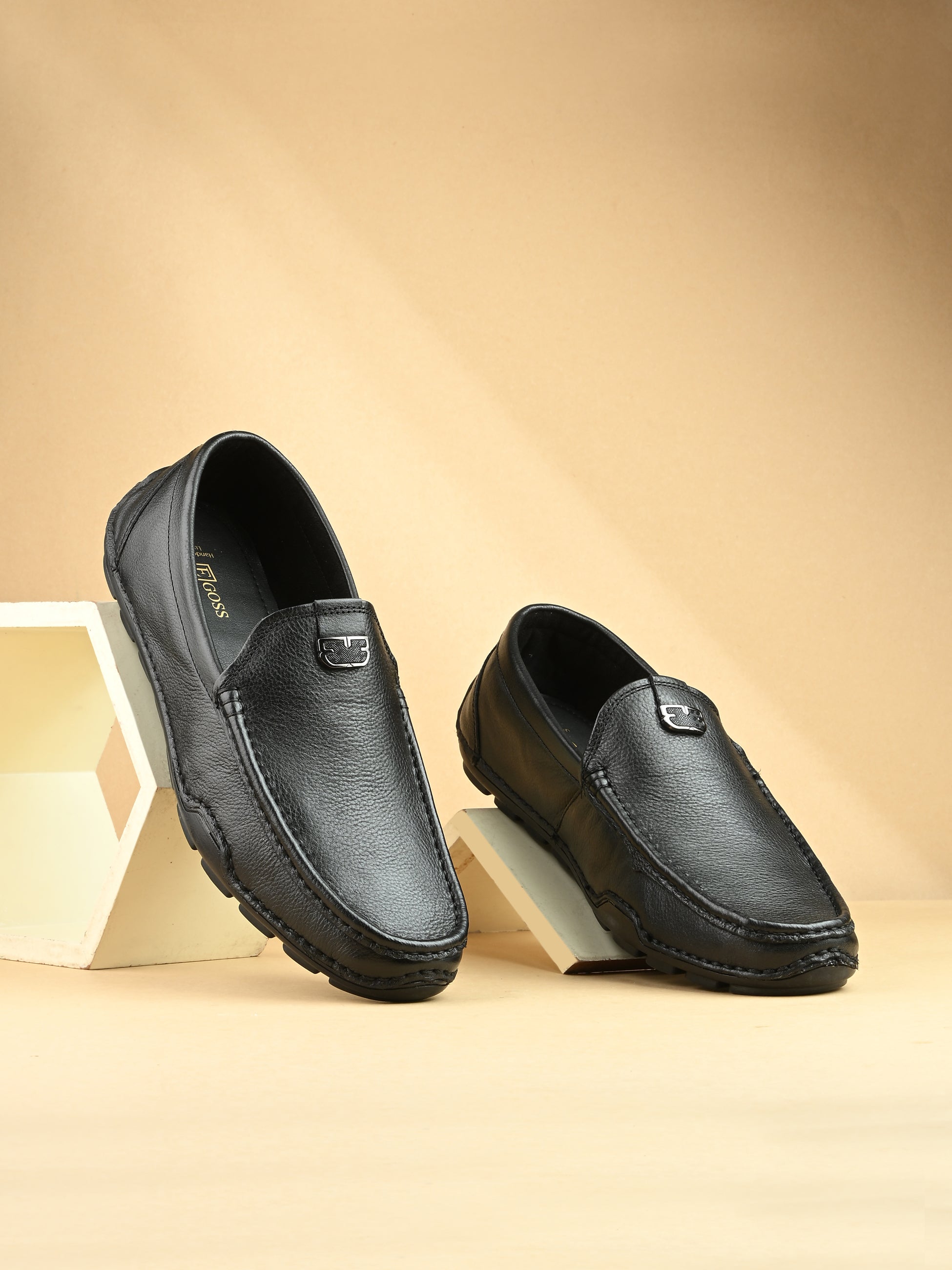 Egoss Casual Leather Loafers For Men