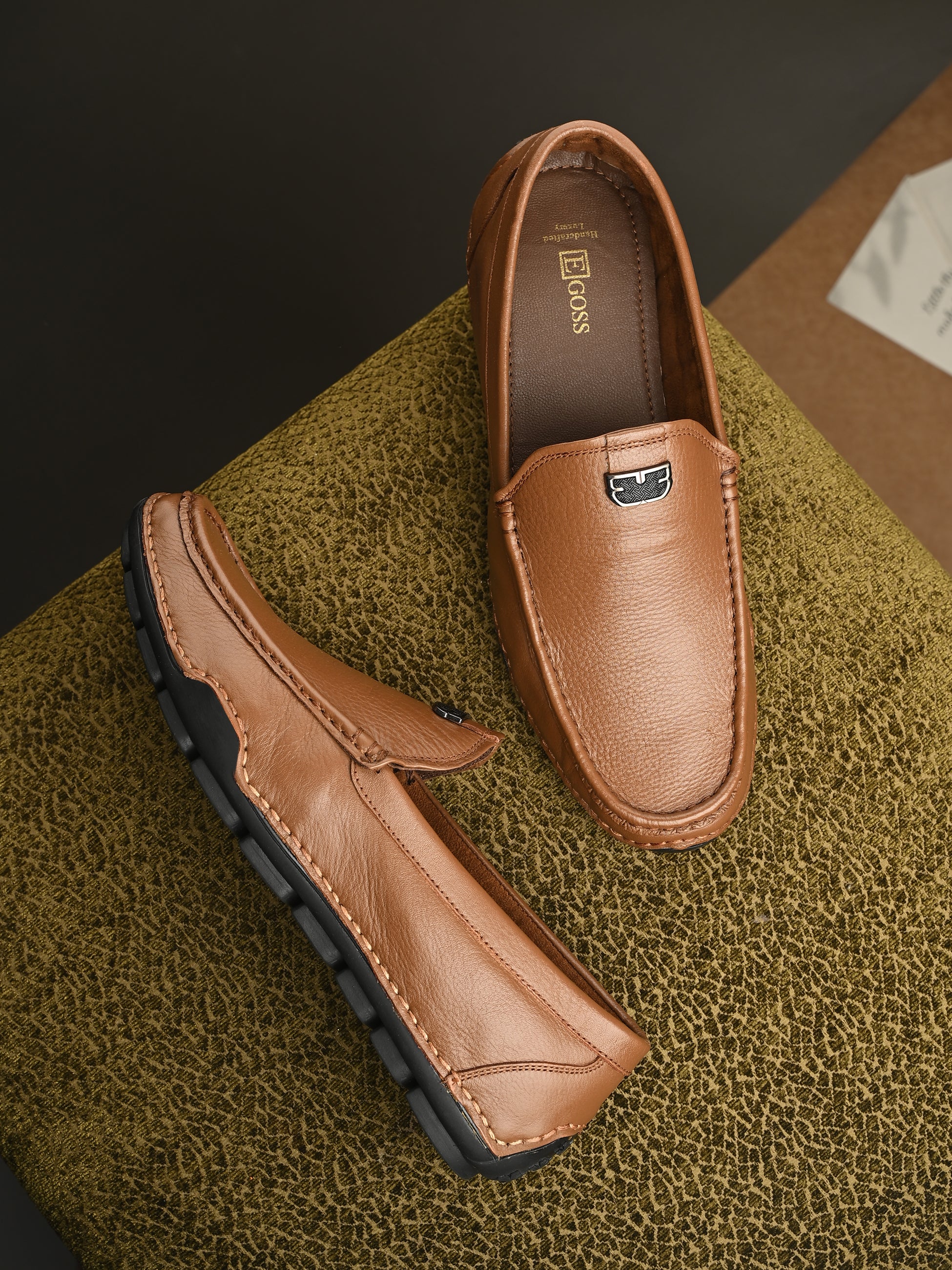 Egoss Casual Leather Loafers For Men