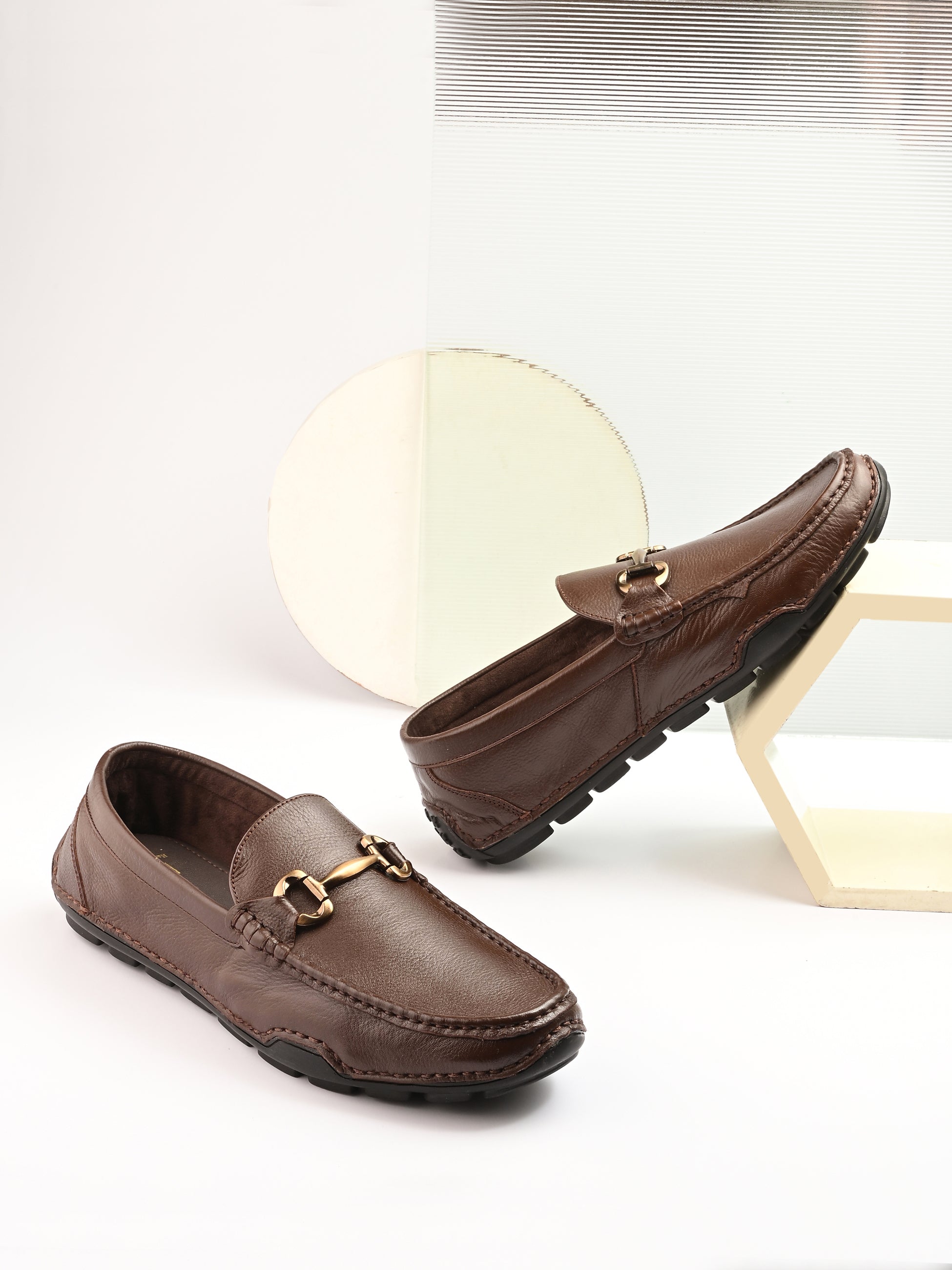 Egoss Casual Leather Loafers For Men