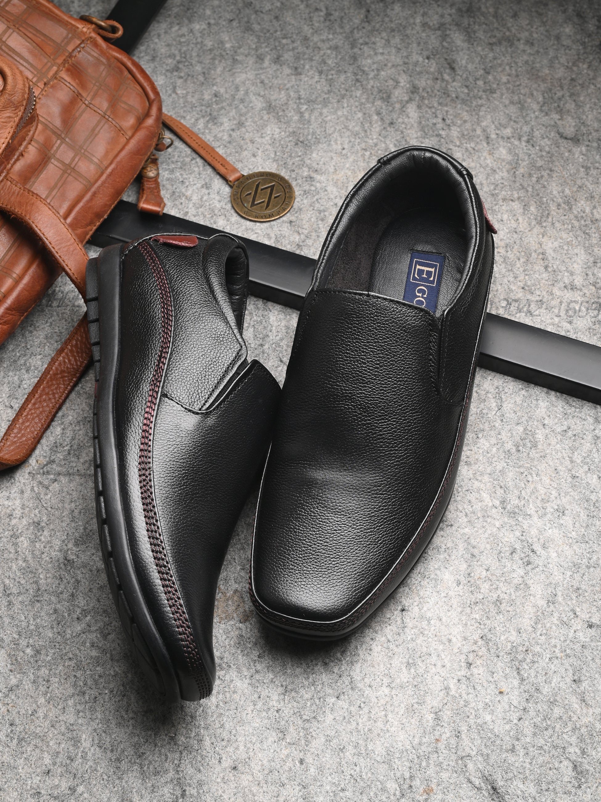 Egoss Shoes No Lace Leather Shoes Egoss Leather Casuals Shoes For Men Egoss Shoes No Lace Leather Shoes Egoss Leather Casuals Shoes For Men