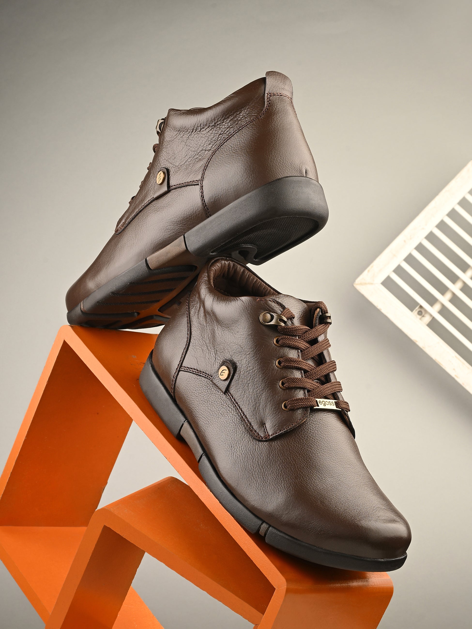 Egoss Casual Lace-Up Boots For Men