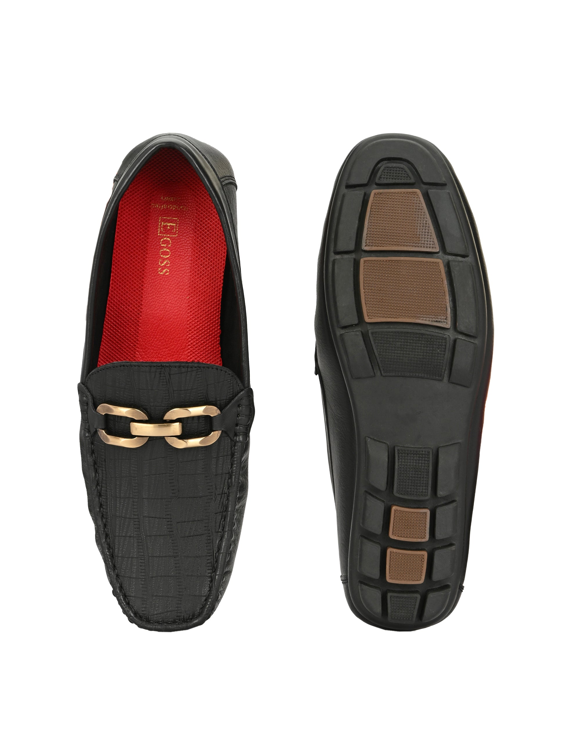 Egoss Printed Loafers For Men