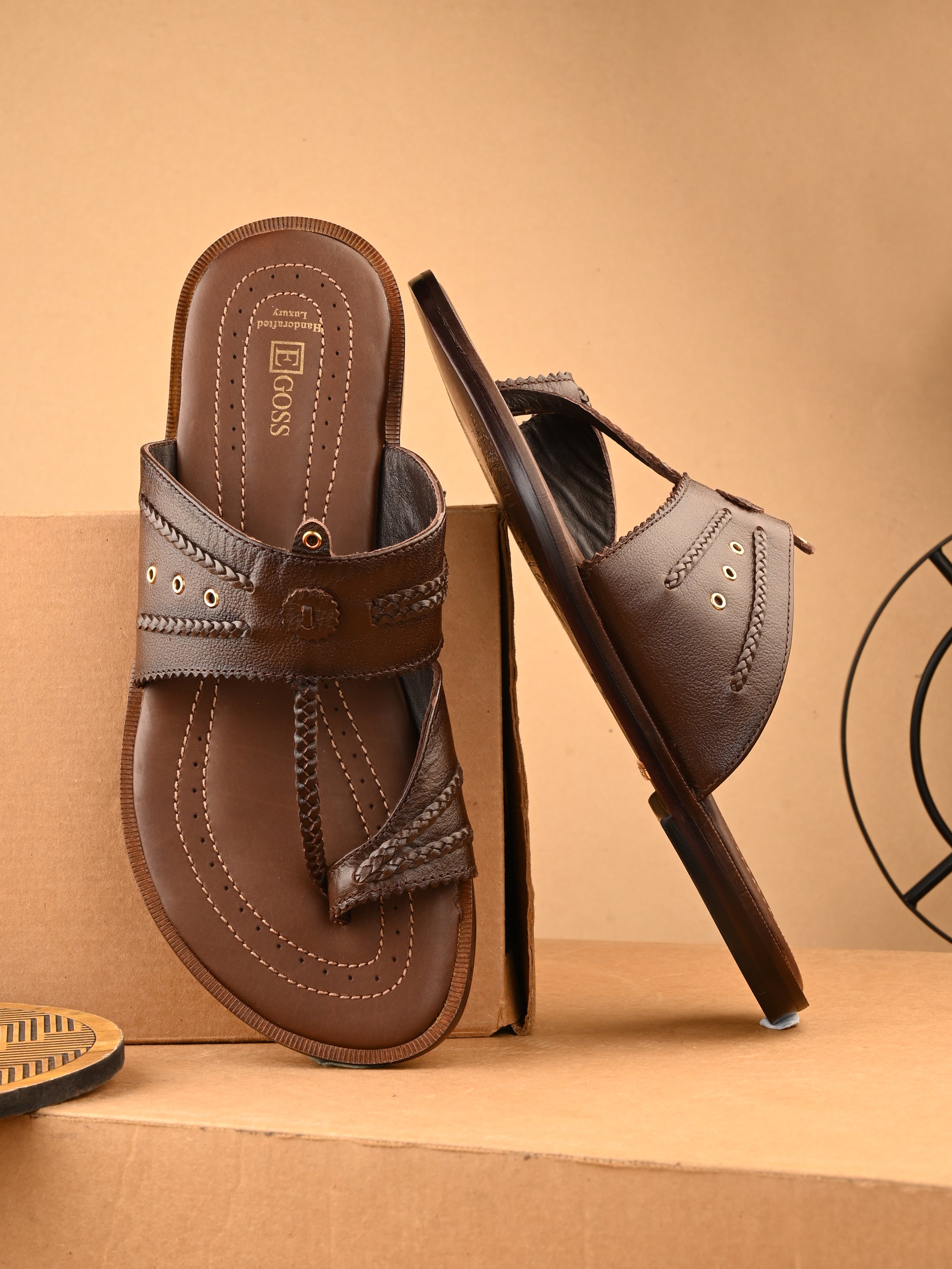 Egoss Kolhapuri Slippers For Men