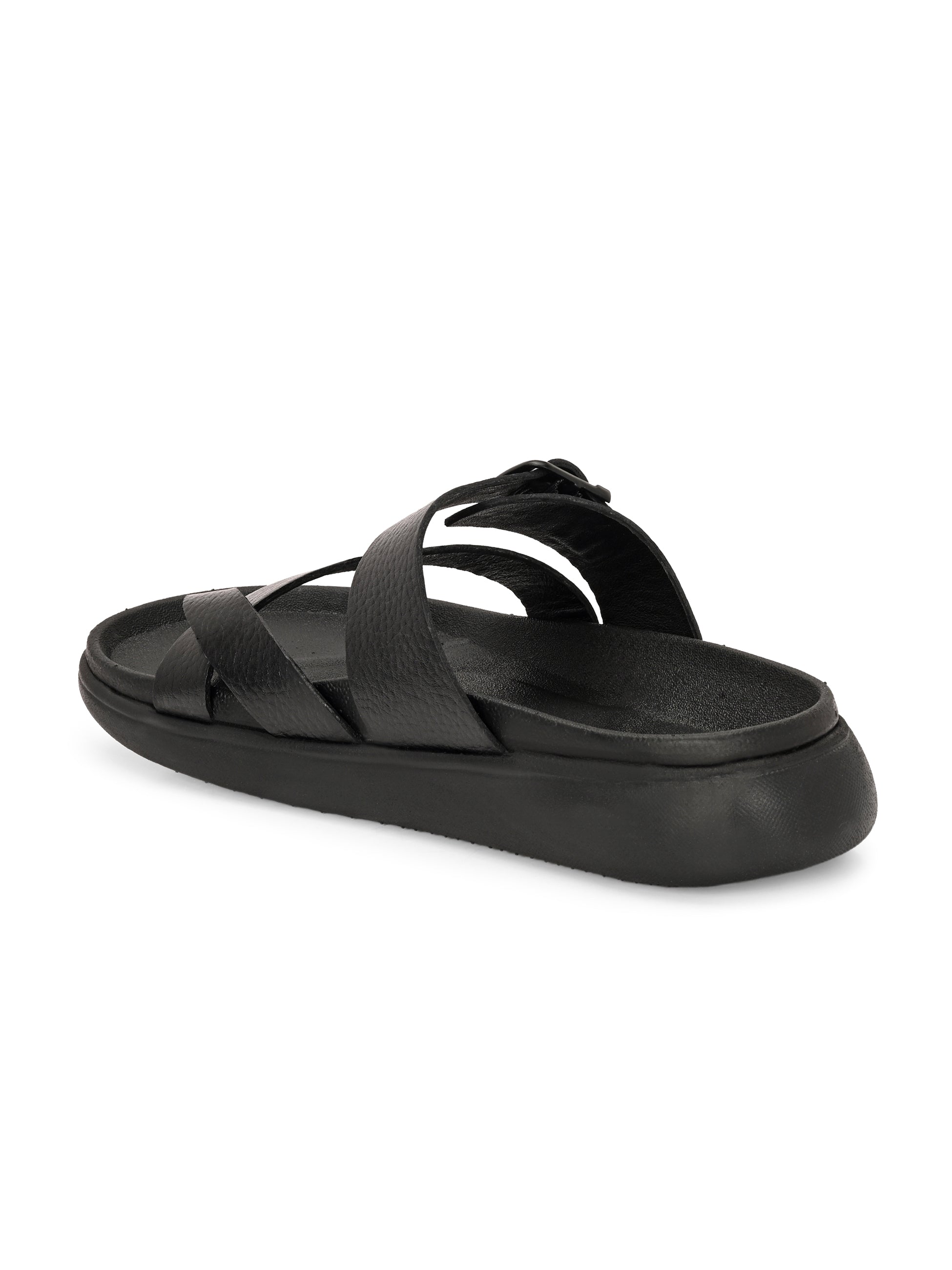 Comet Leather Slippers by Aspeerio