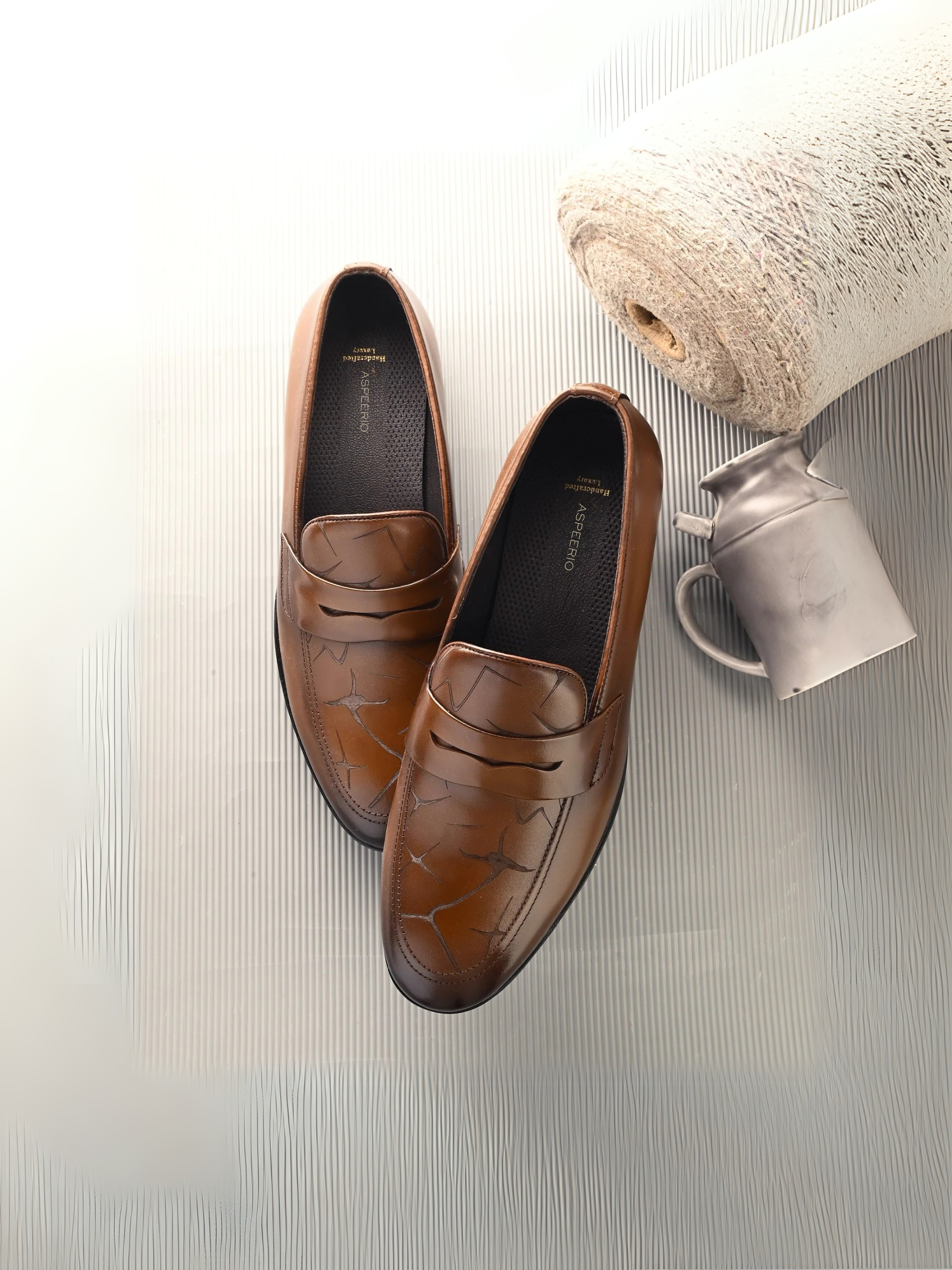 Nova Penny Loafers by Aspeerio