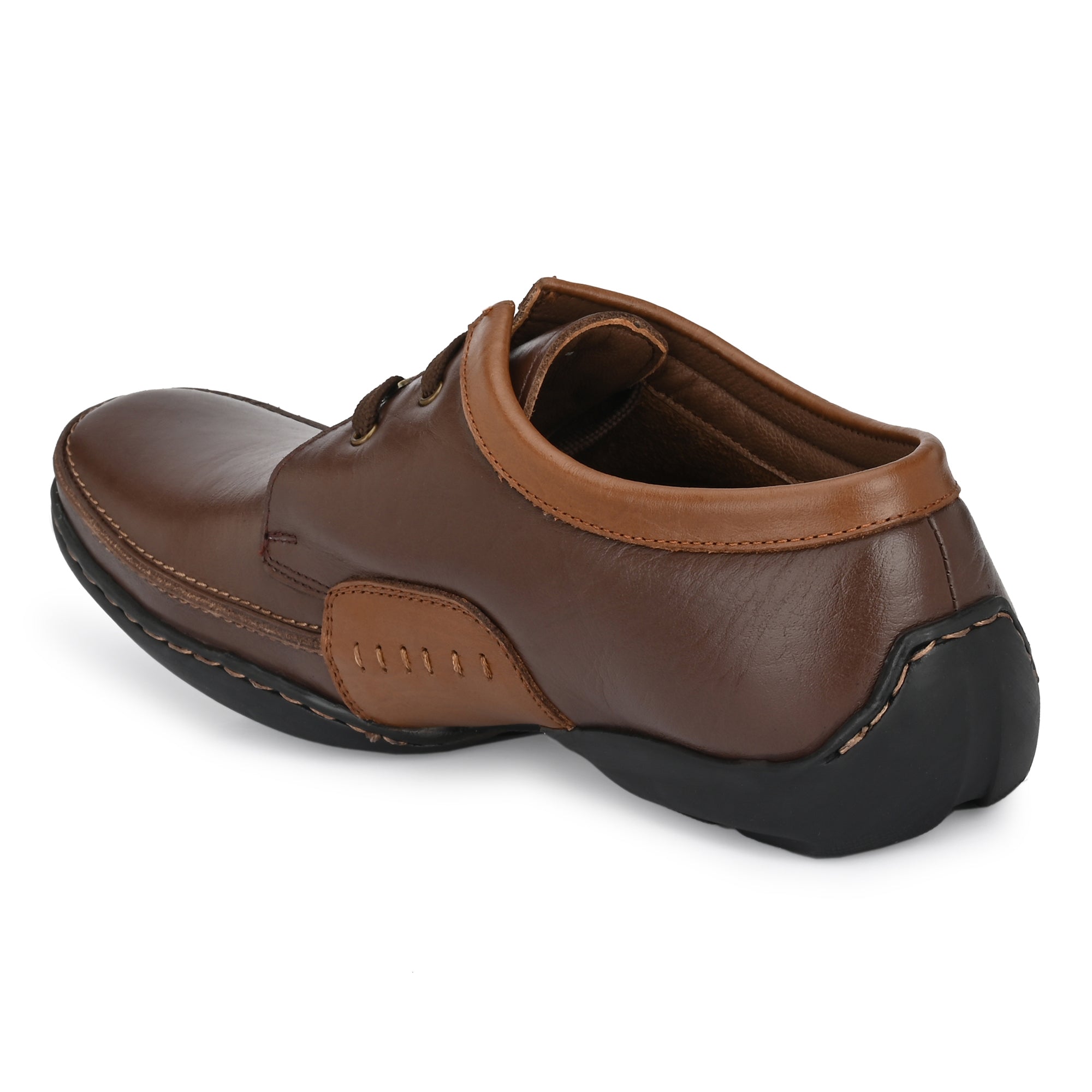 Egoss Casual Derby Lace Up Leather Shoes For Men