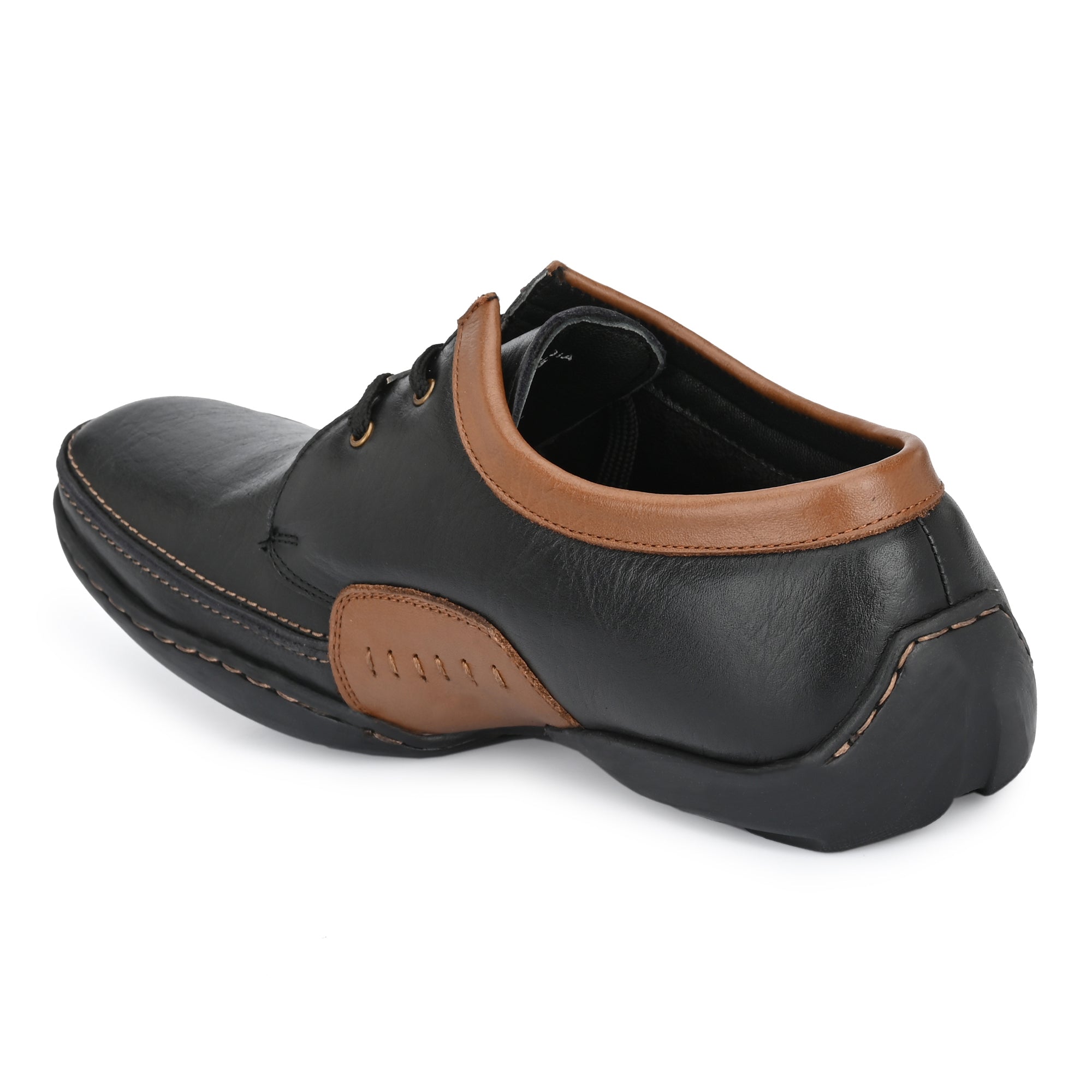 Egoss Casual Derby Lace Up Leather Shoes For Men
