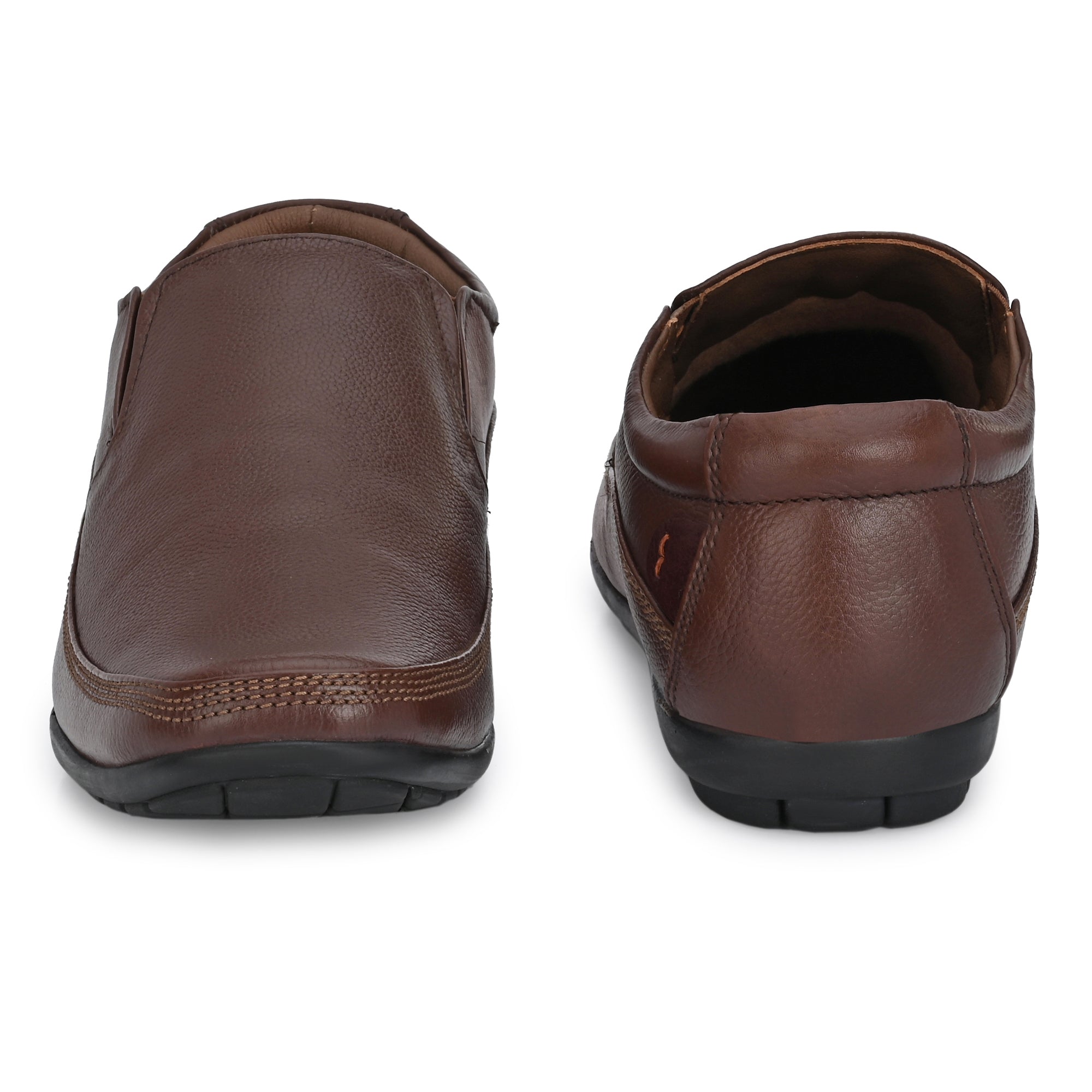 Egoss Leather Casuals Shoes for Men without Laces