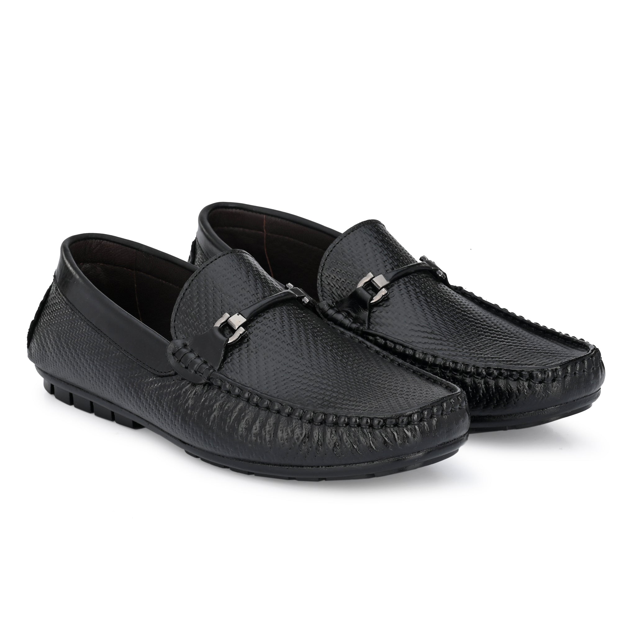 Men Buckled Formal Loafers