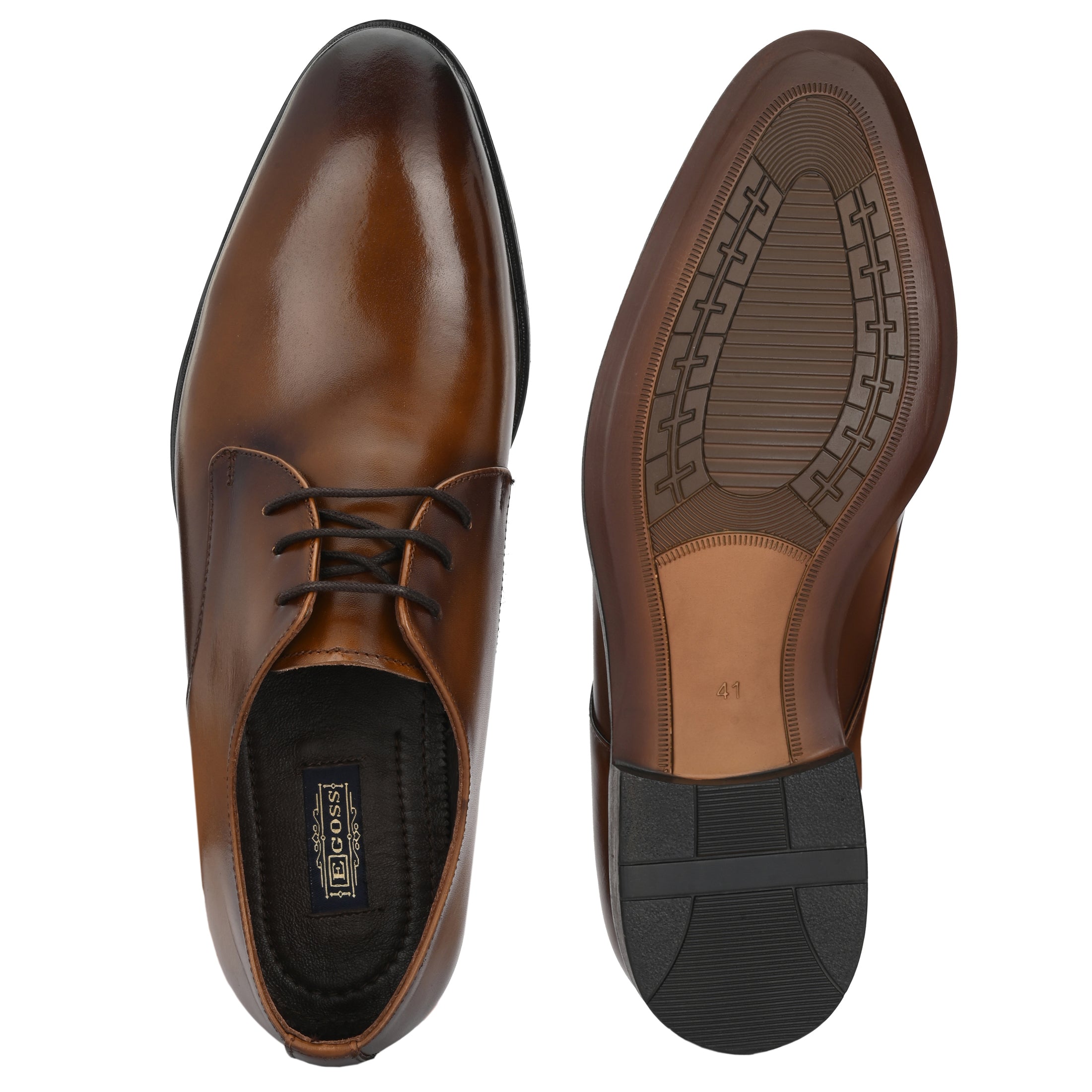 Egoss Formal Lace-Up Leather Shoes For Men