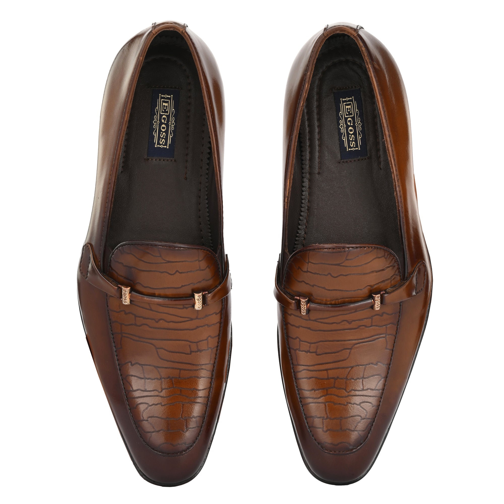 Buckled Formal Loafers For Men by Egoss