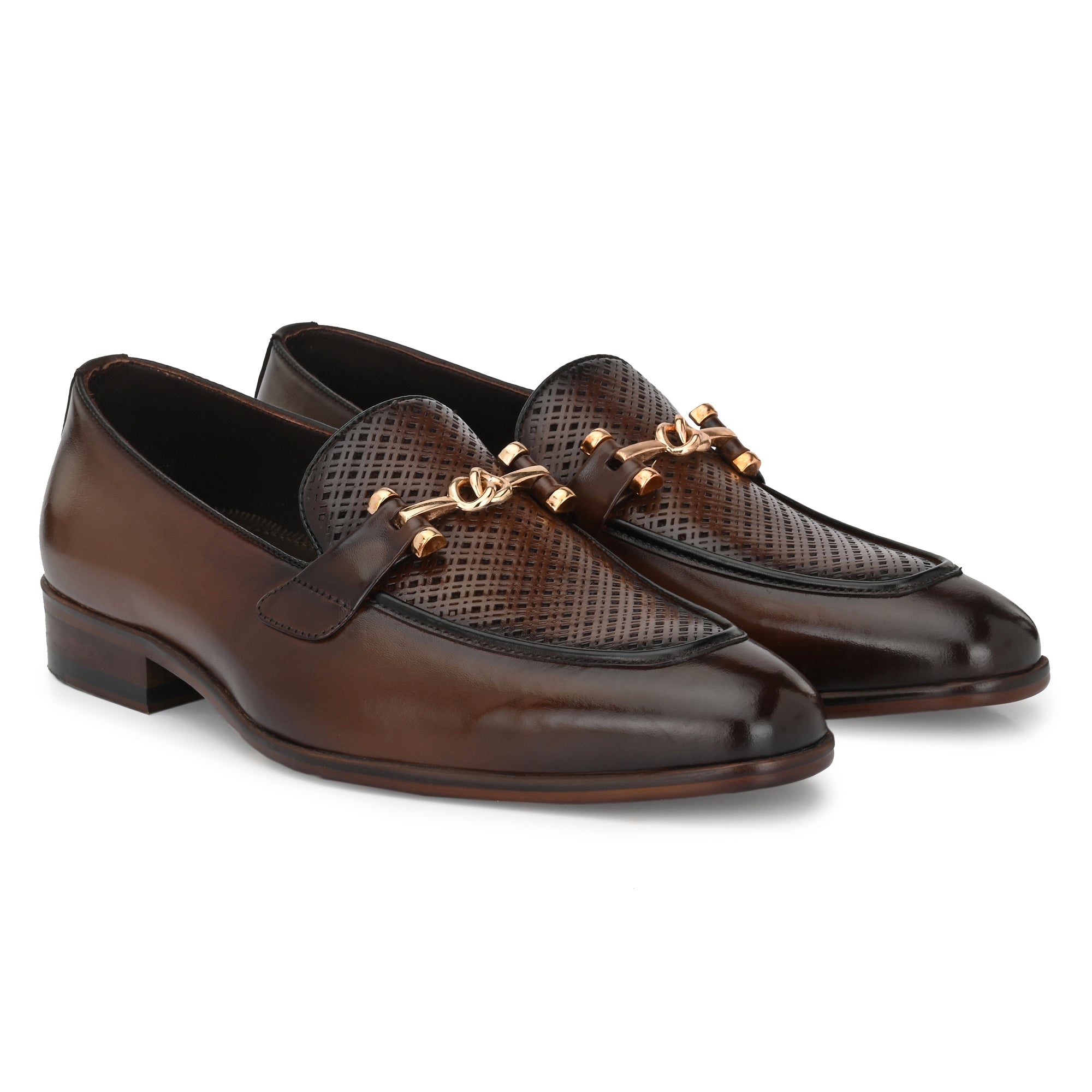 Buckled Formal Loafers For Men by Egoss