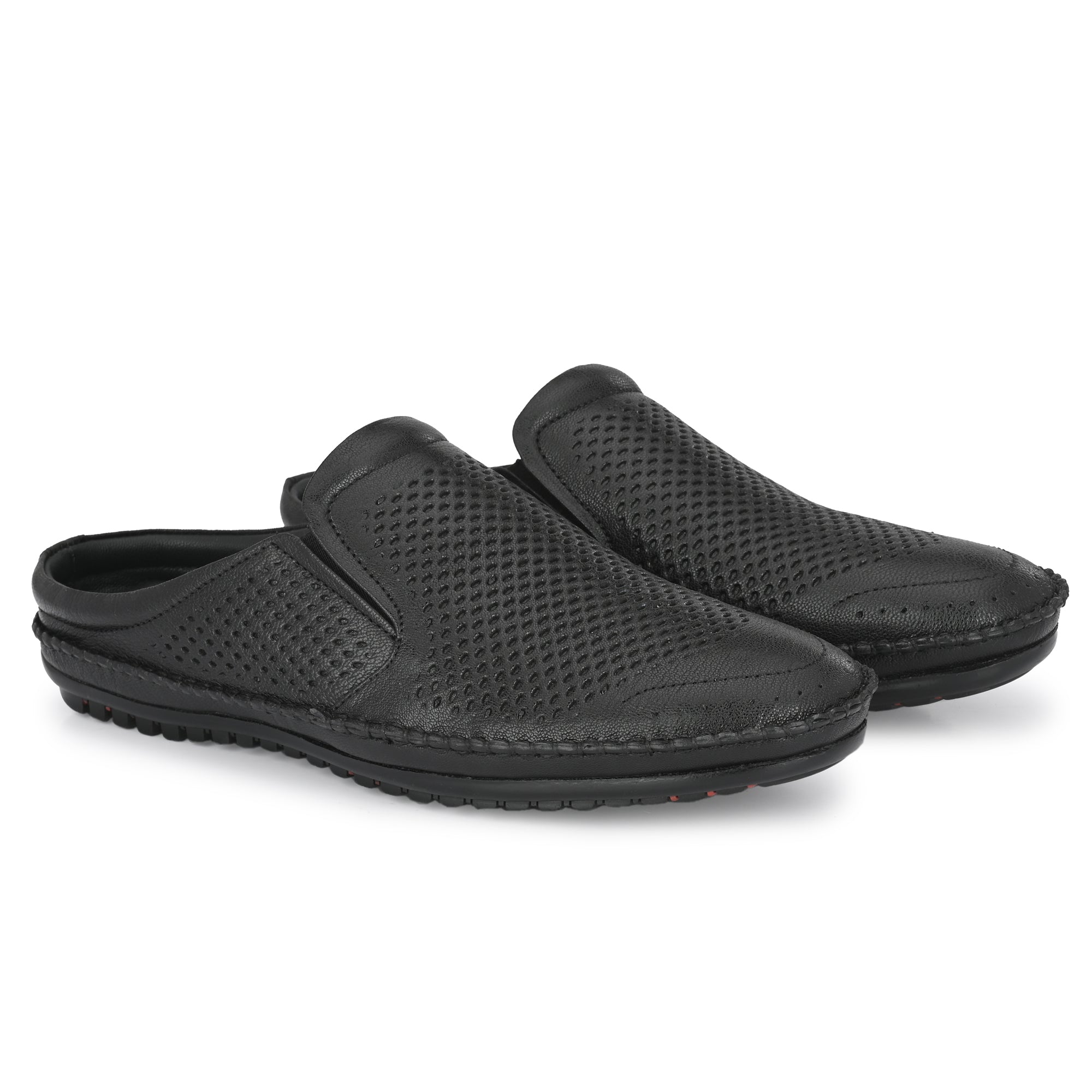 Egoss Leather Casual Slip On Shoes For Men