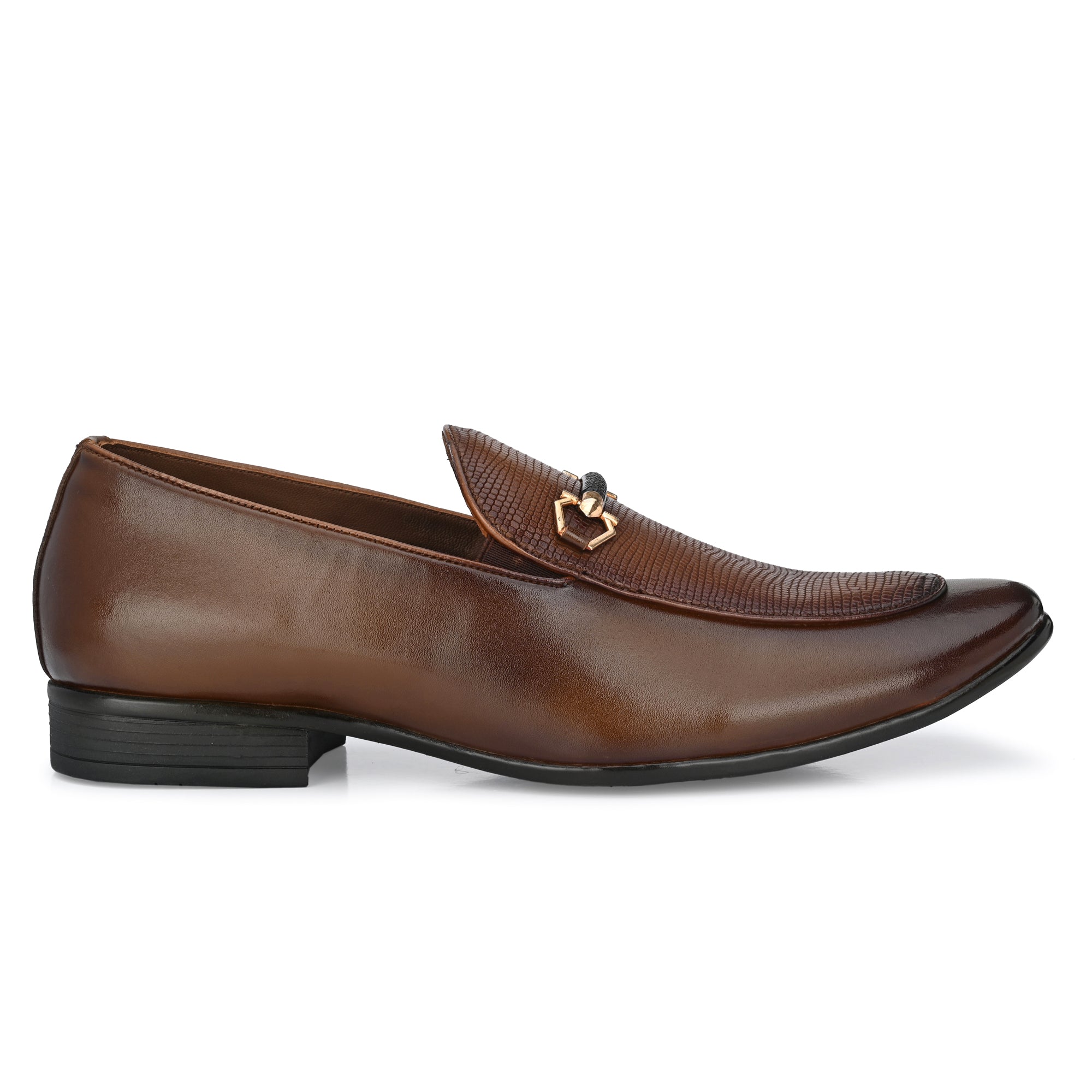 Egoss Buckled Formal Loafers For Men | Buckle Formal Shoes