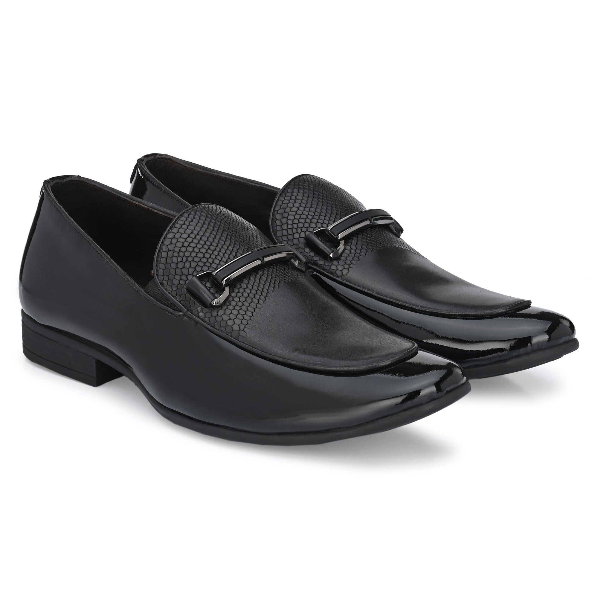 Egoss Buckled Formal Loafers Shoes For Men