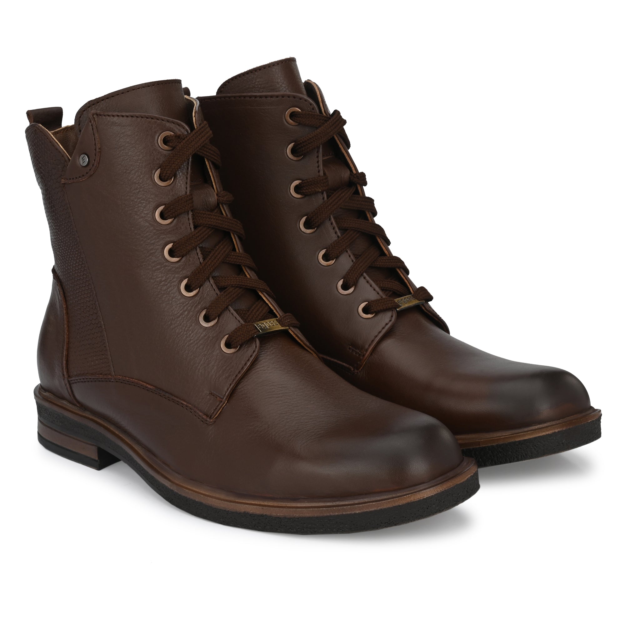 Egoss High Length Biker Boots For Men - Leather Boots