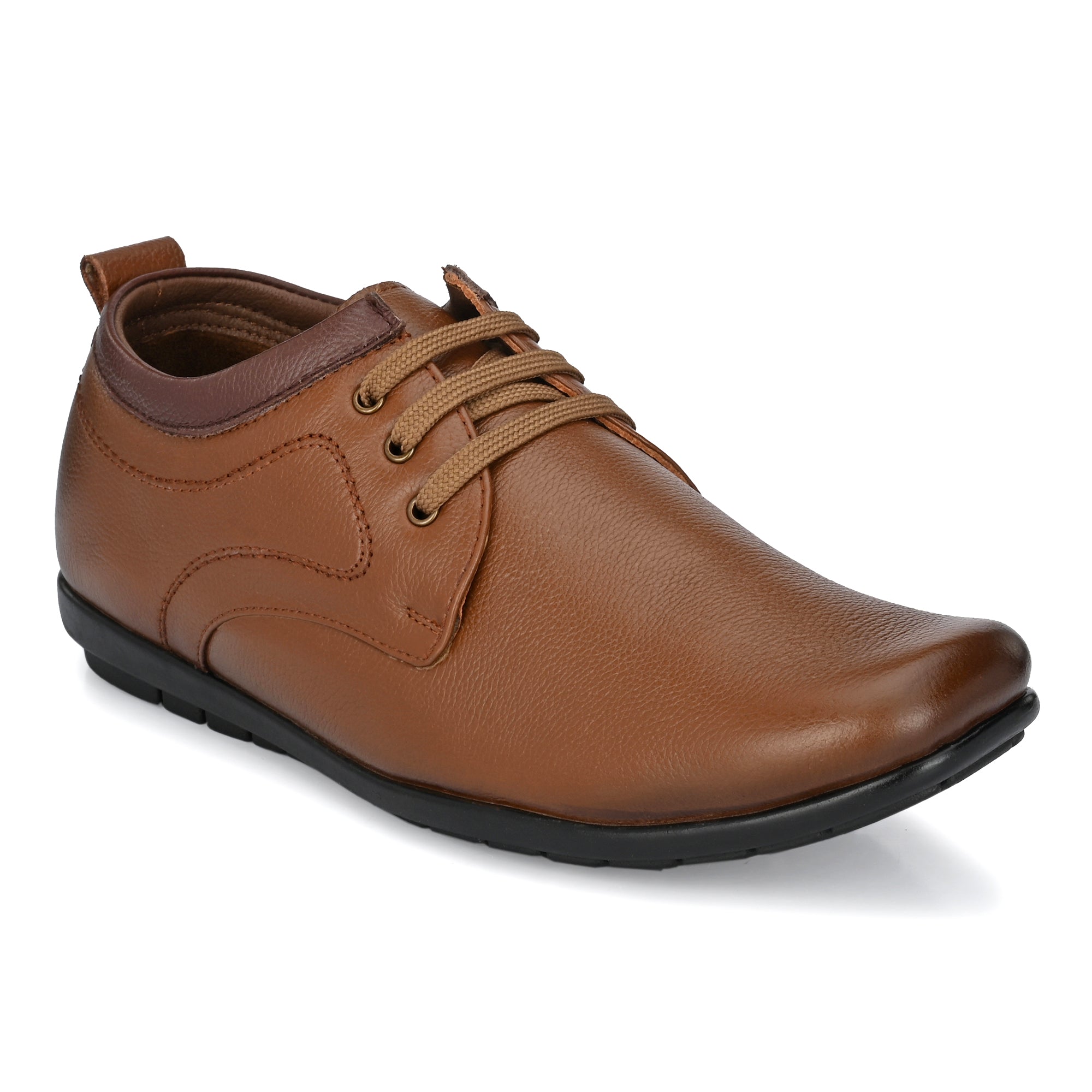 Egoss Casual Genuine Leather Derby Shoes For Men