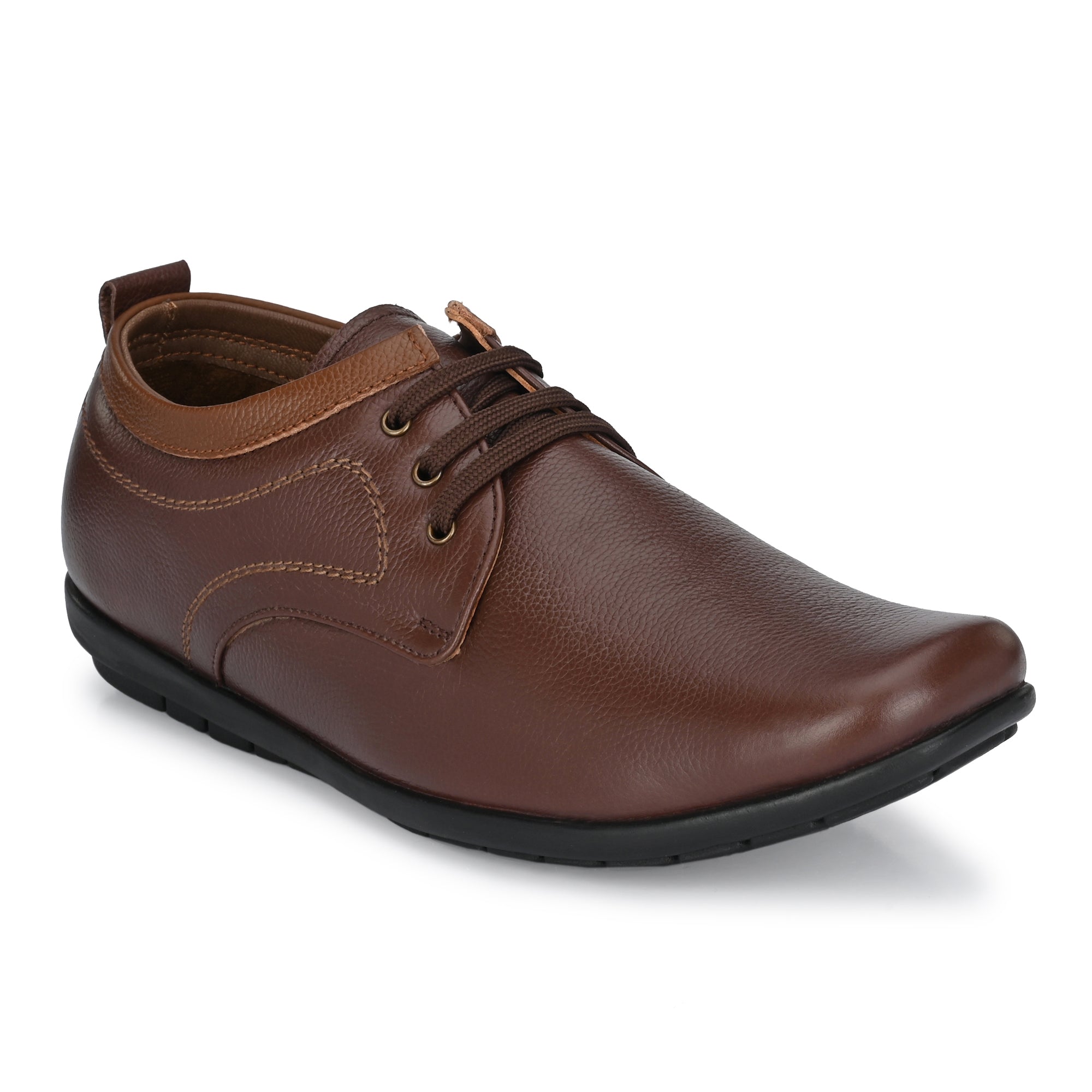 Egoss Casual Genuine Leather Derby Shoes For Men