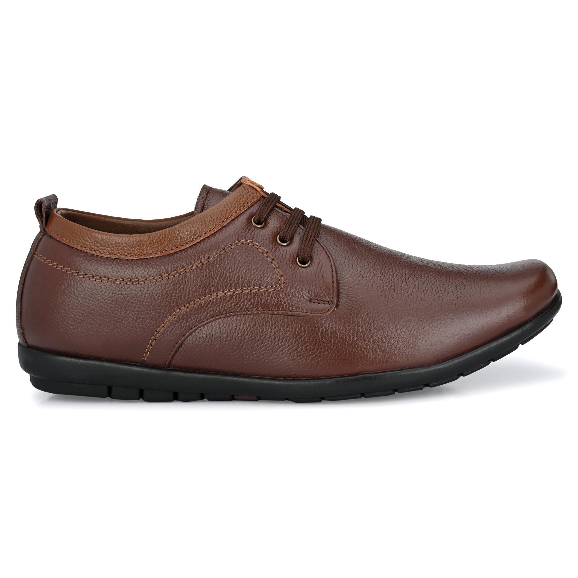 Egoss Casual Genuine Leather Derby Shoes For Men