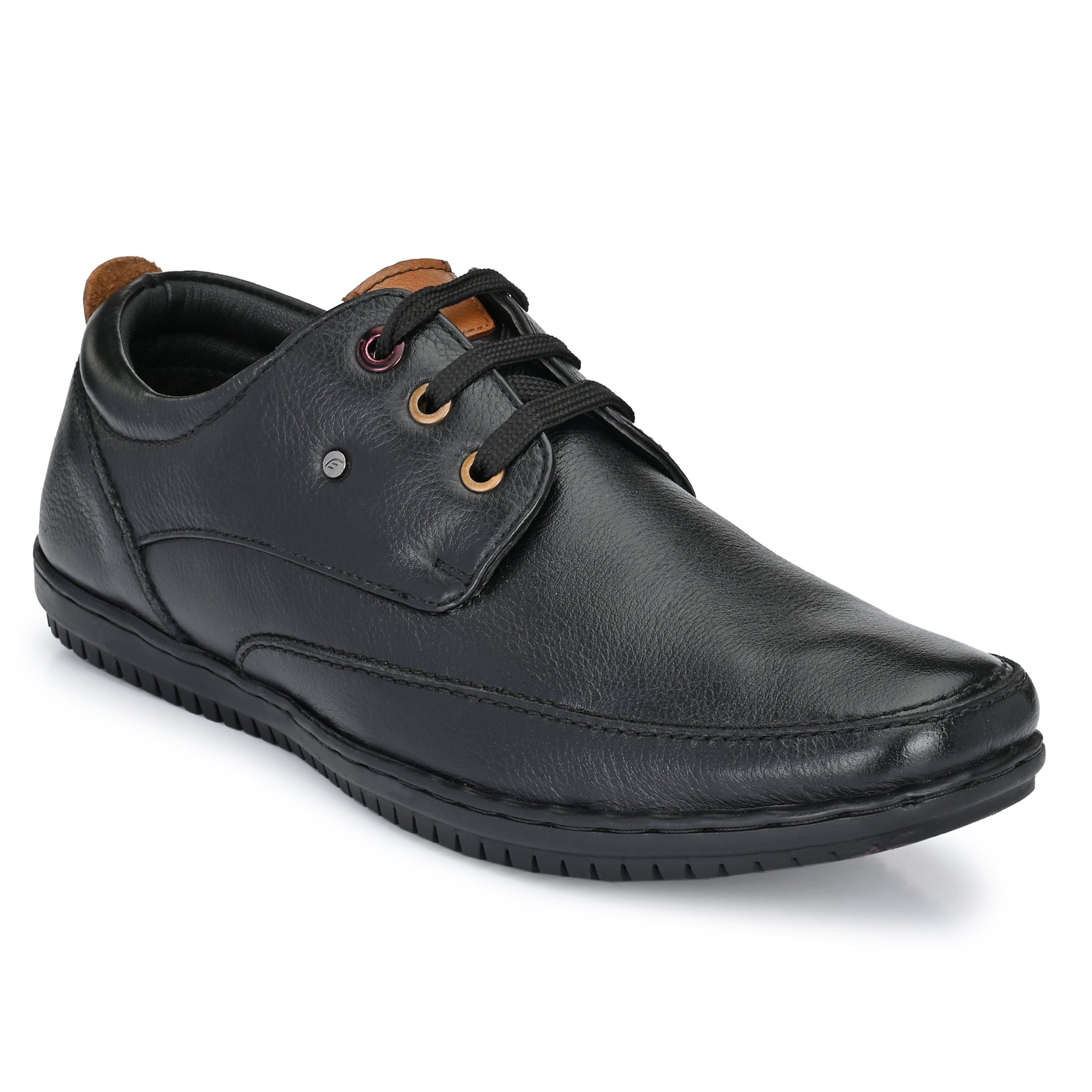 Egoss Leather Casual Lace Up Shoes For Men