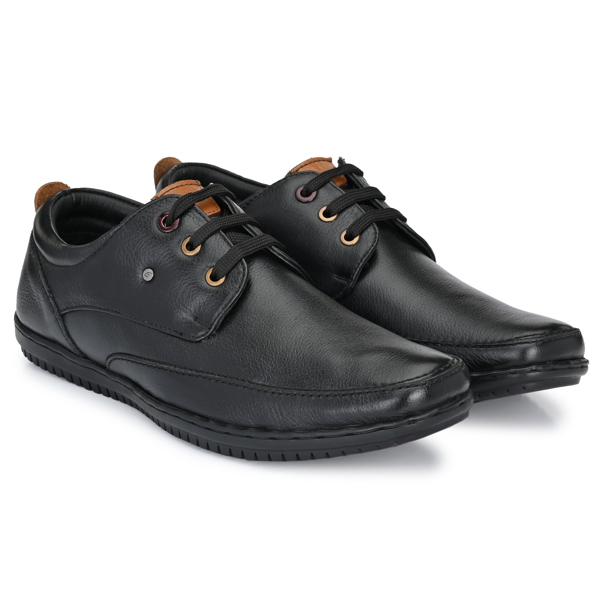 Egoss Leather Casual Lace Up Shoes For Men