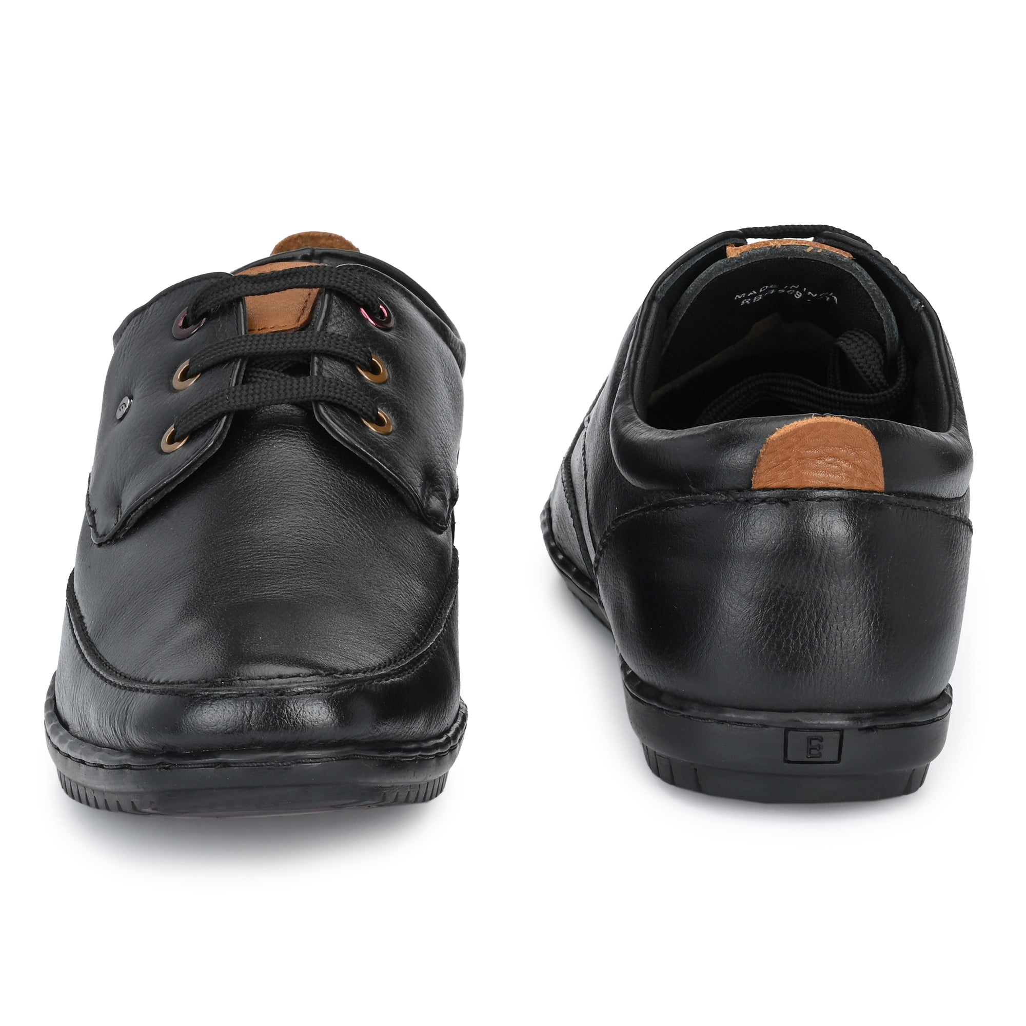 Egoss Leather Casual Lace Up Shoes For Men