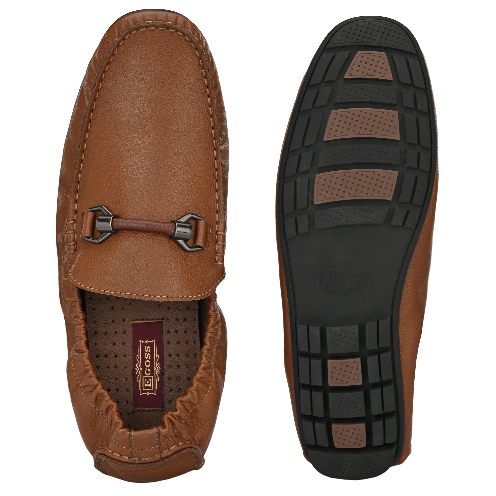 Egoss Buckled Casual Loafers For Men