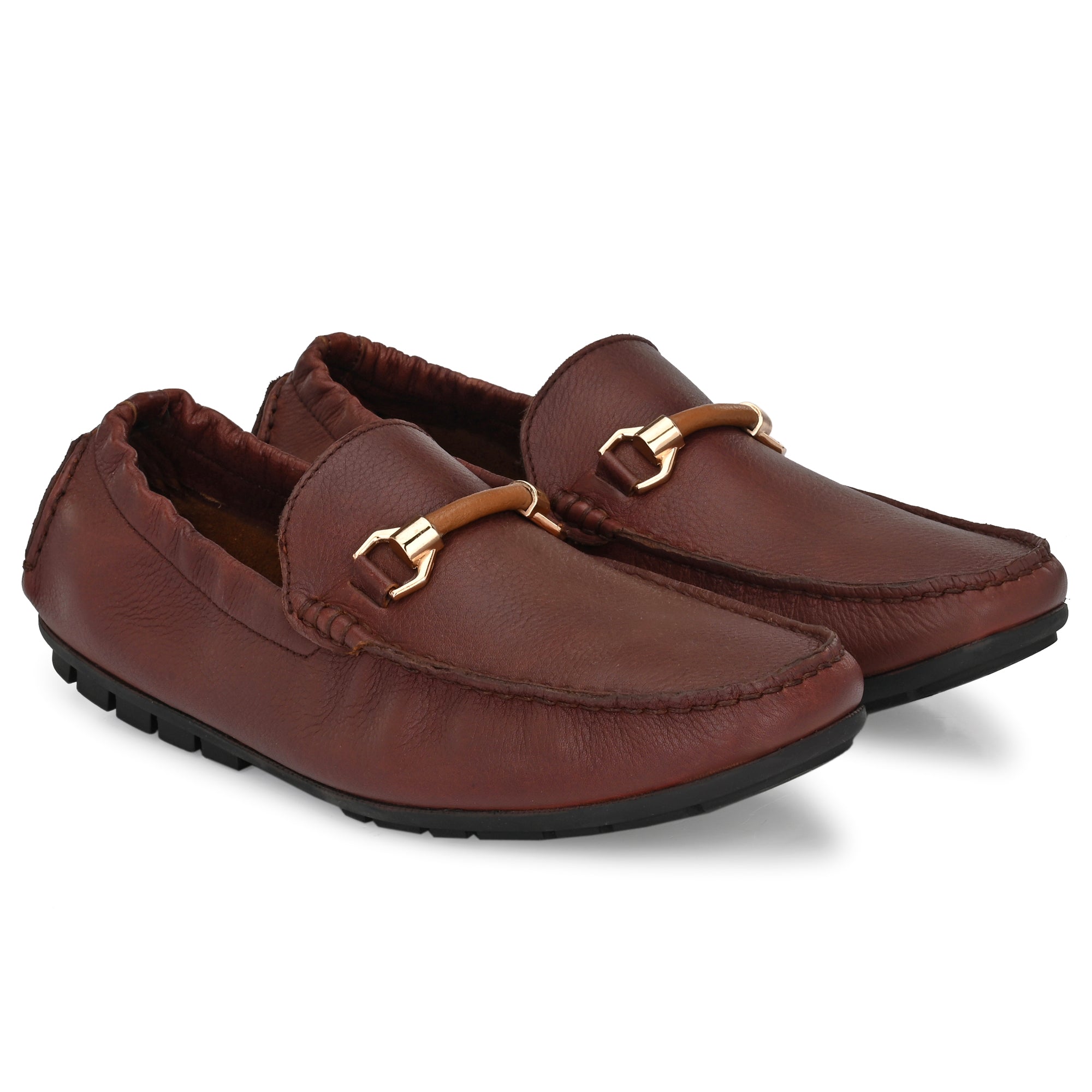 Egoss Buckled Casual Loafers For Men