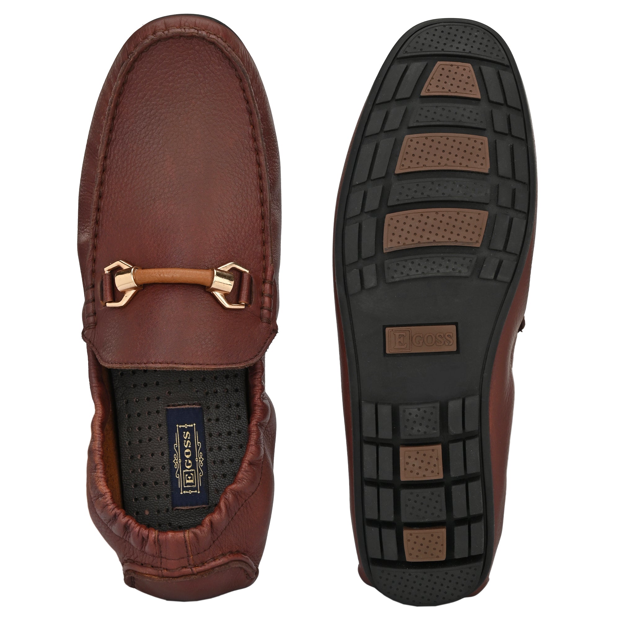 Egoss Buckled Casual Loafers For Men