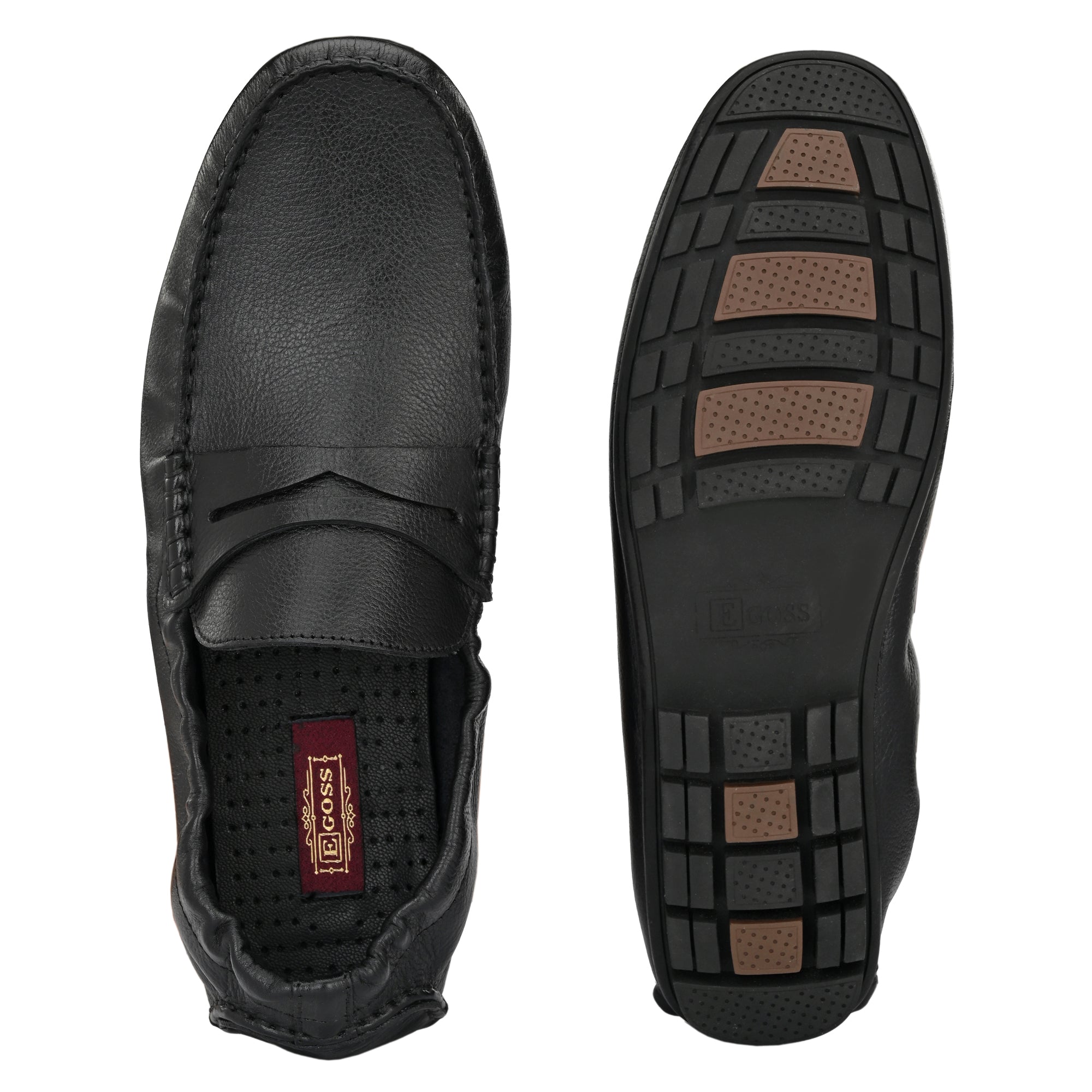 Egoss Casual Leather Loafers For Men
