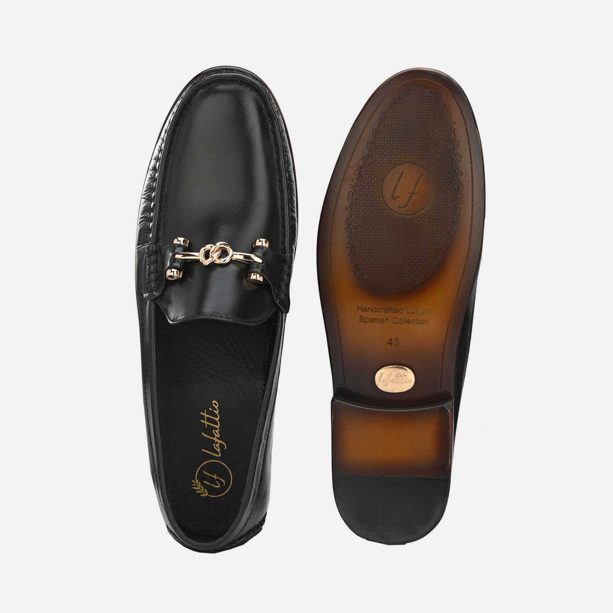 Classic Buckled Loafers by Lafattio