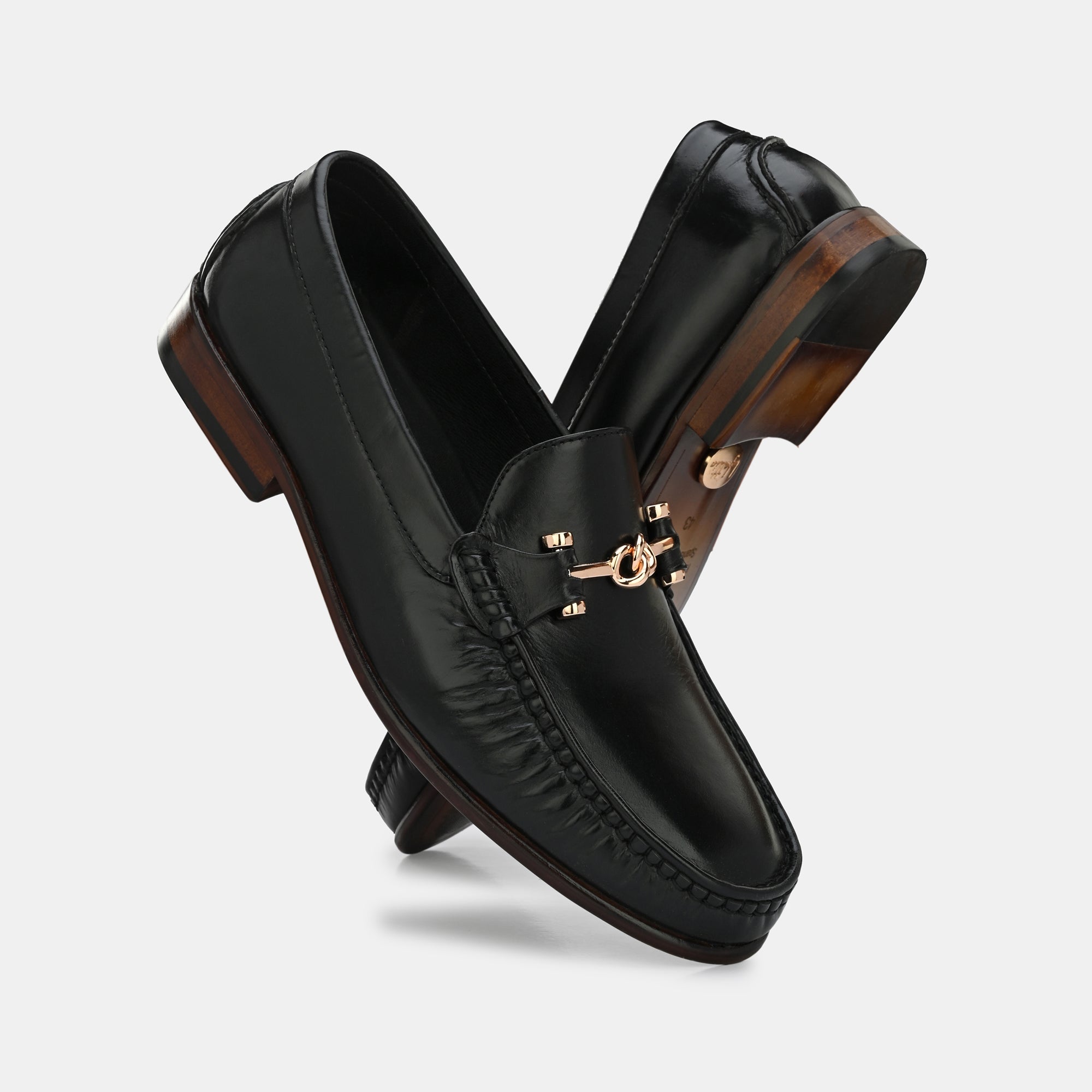 Classic Buckled Loafers by Lafattio