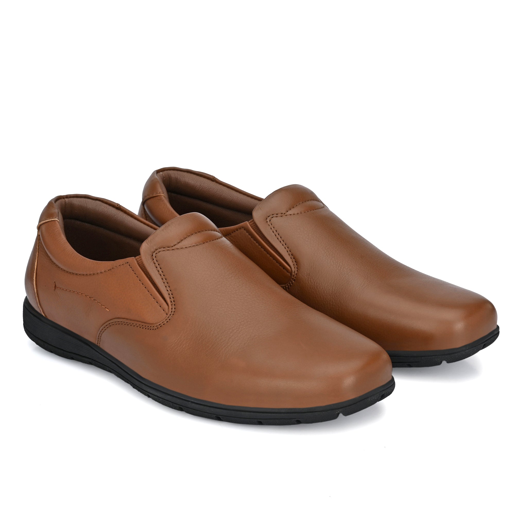 Egoss Comfortable Leather Slip On Shoes For Men