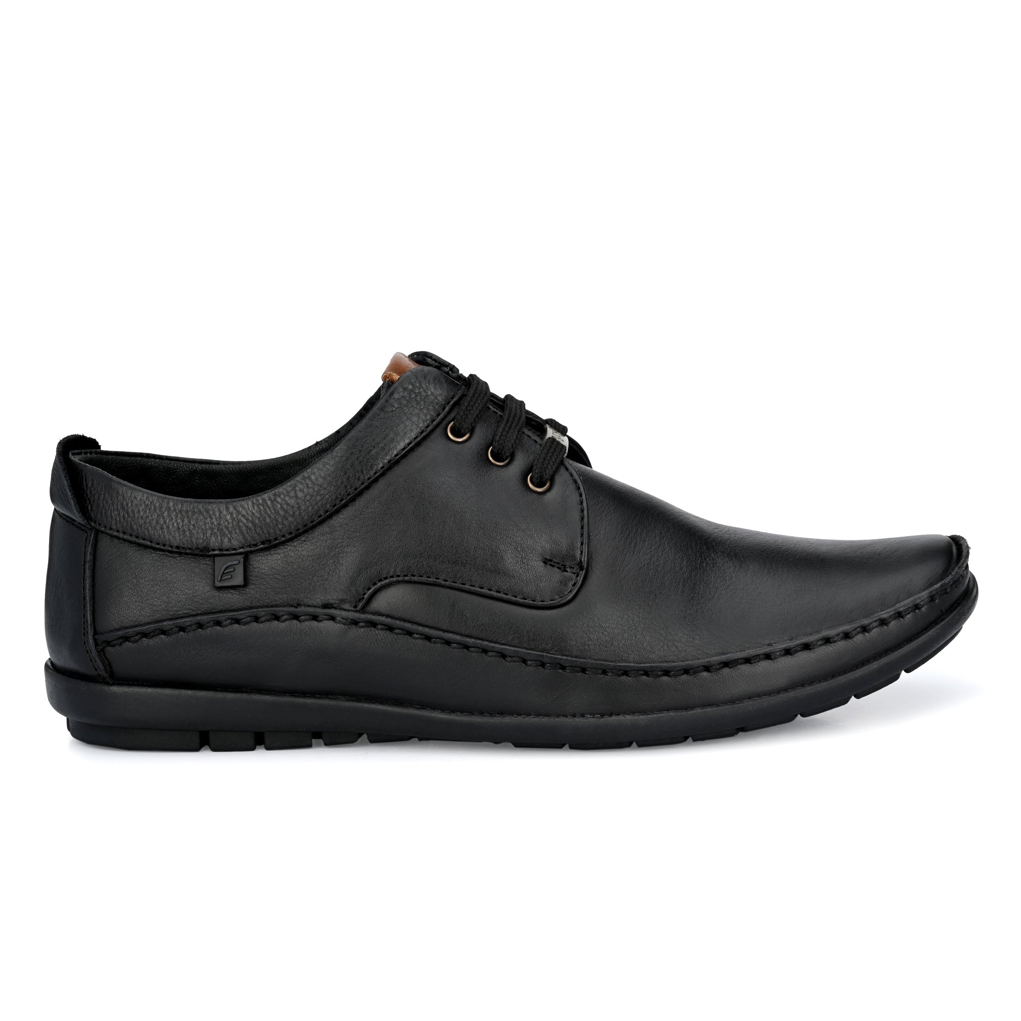 Egoss Leather Casual Lace-Up Shoes For Men