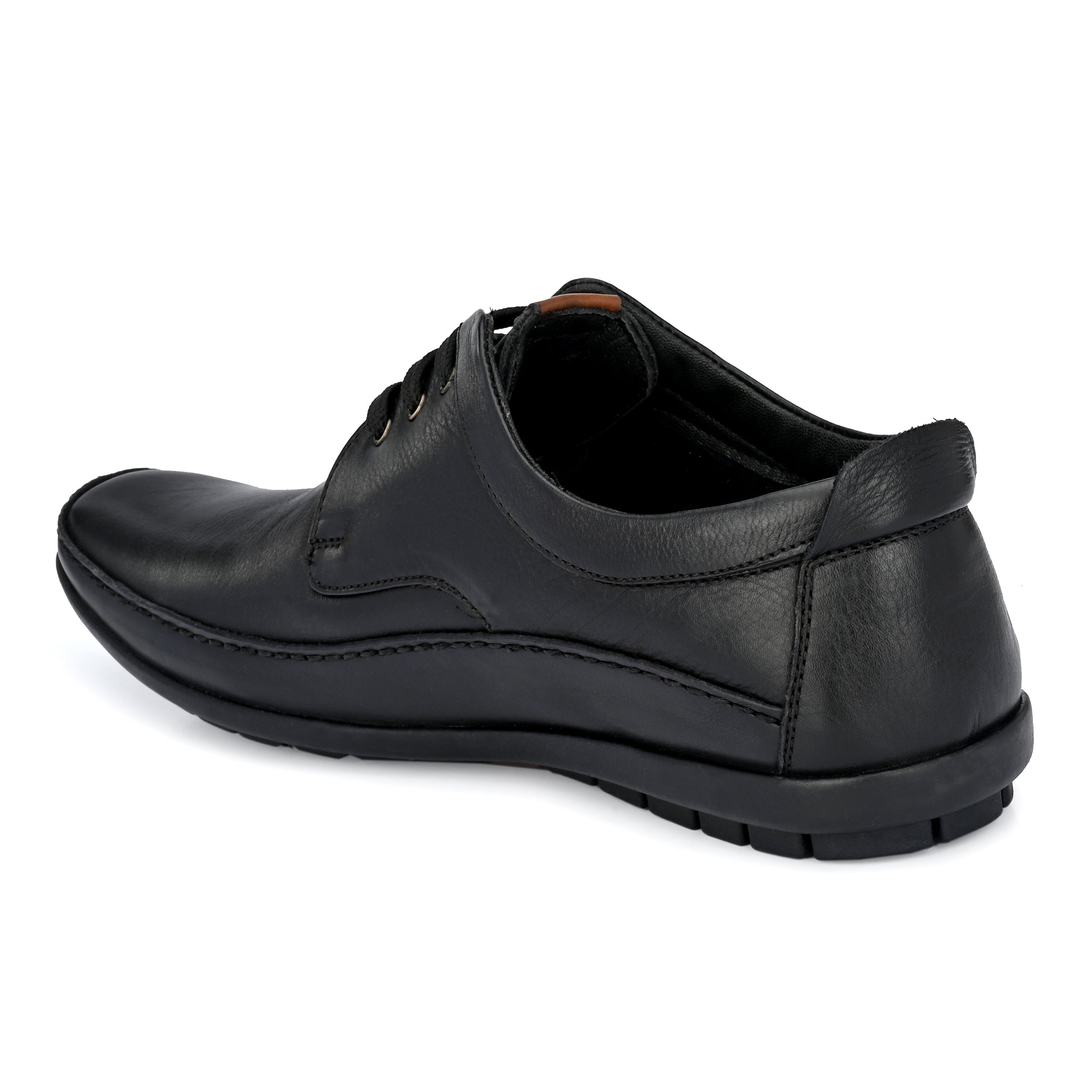 Egoss Leather Casual Lace-Up Shoes For Men