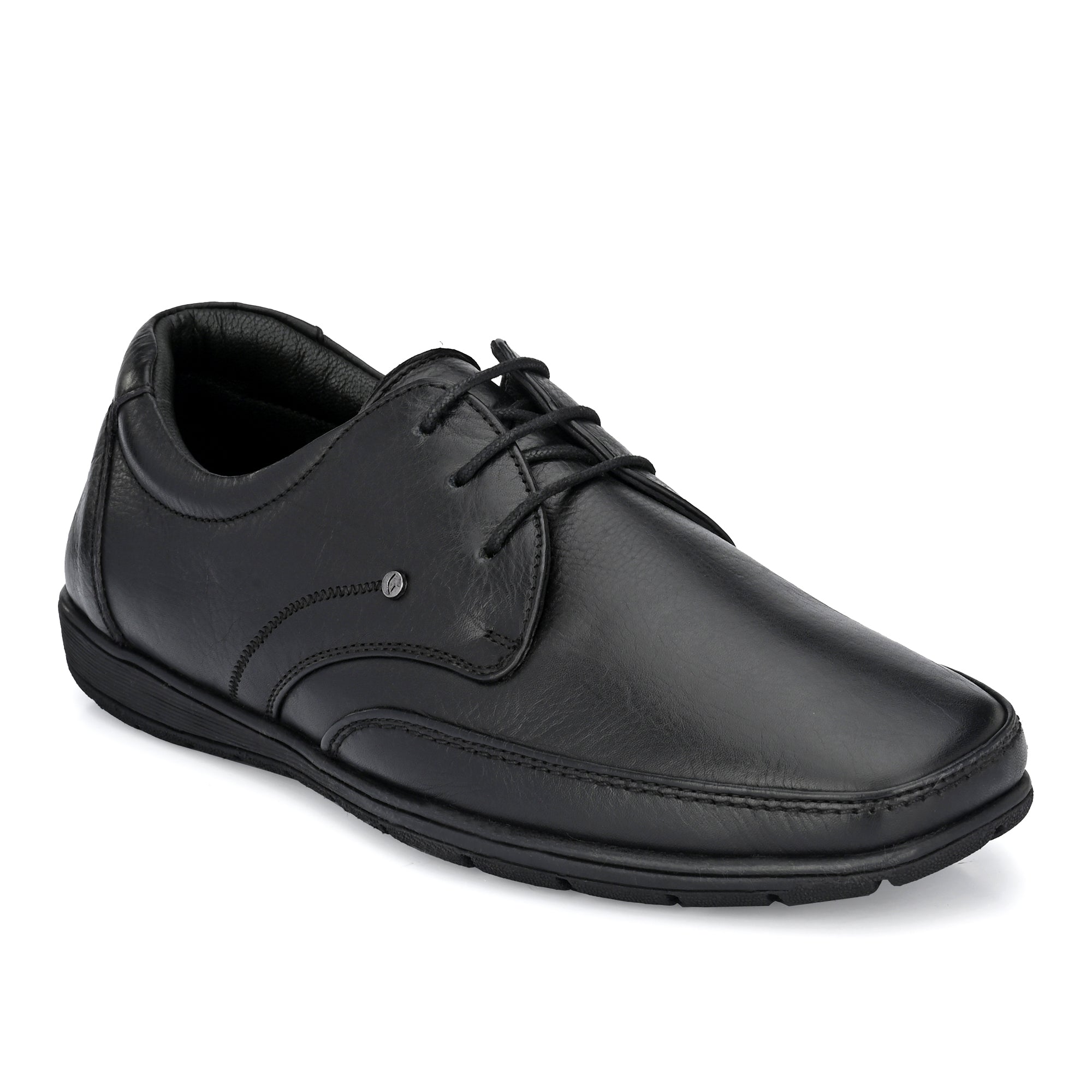 Egoss Casual Derby Lace Up Leather Shoes For Men