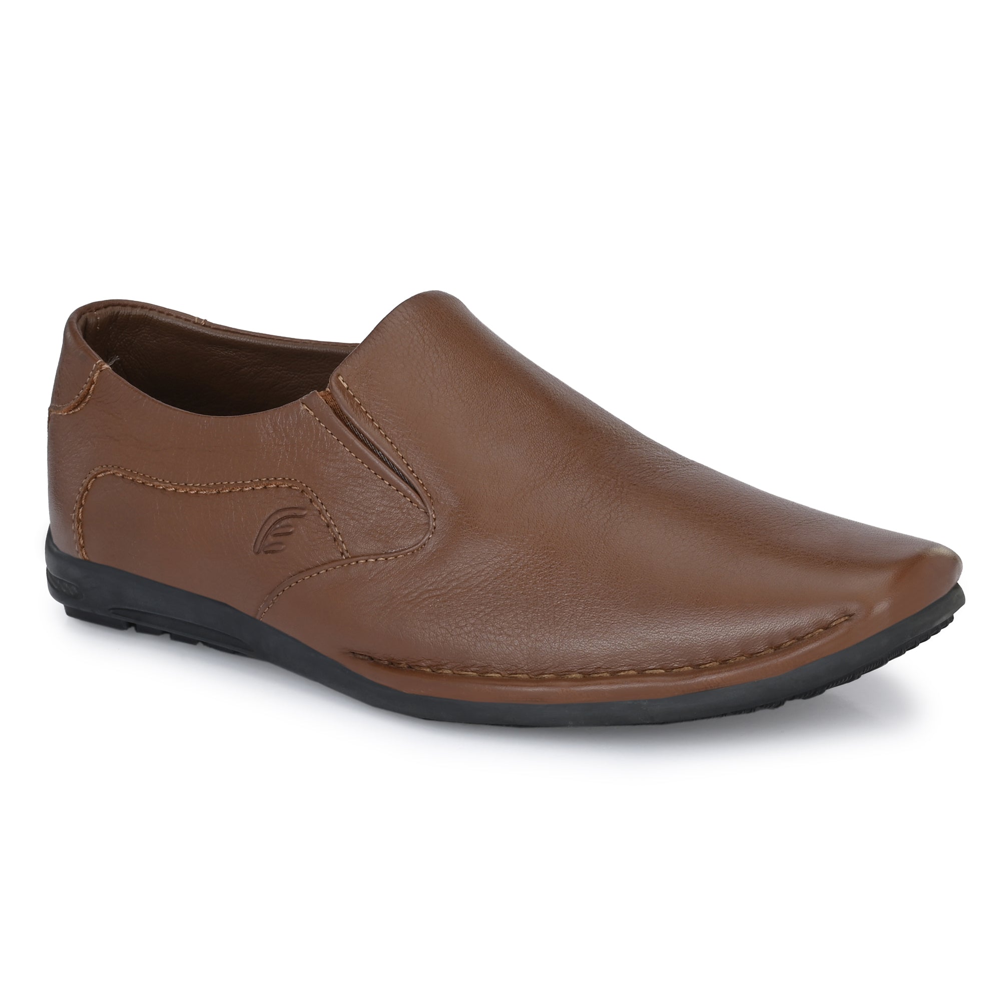 mens leather slip on shoes casual