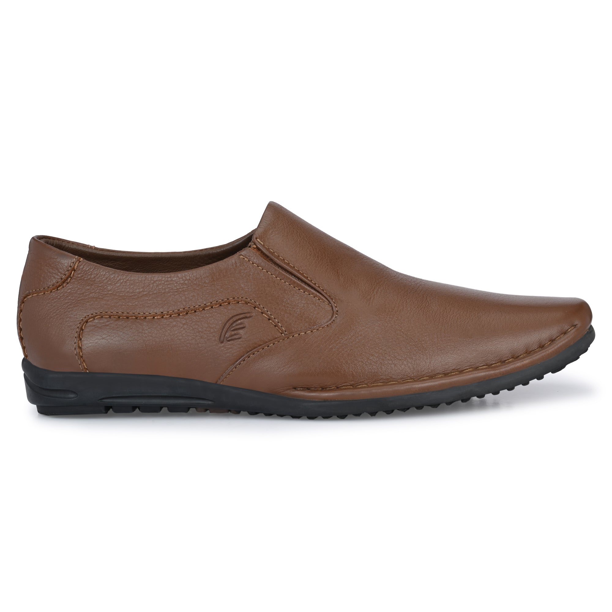 Egoss Leather Casual Slip On Shoes For Men