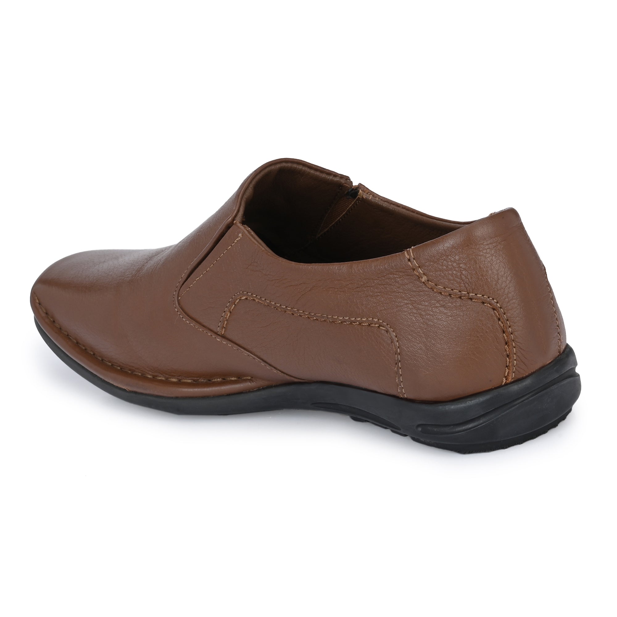 Egoss Leather Casual Slip On Shoes For Men