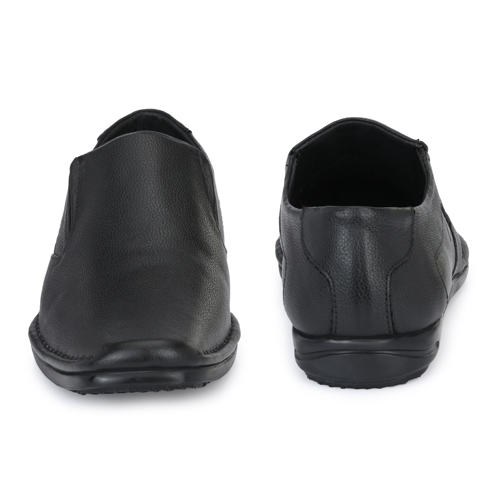 Egoss Leather Casual Slip On Shoes For Men