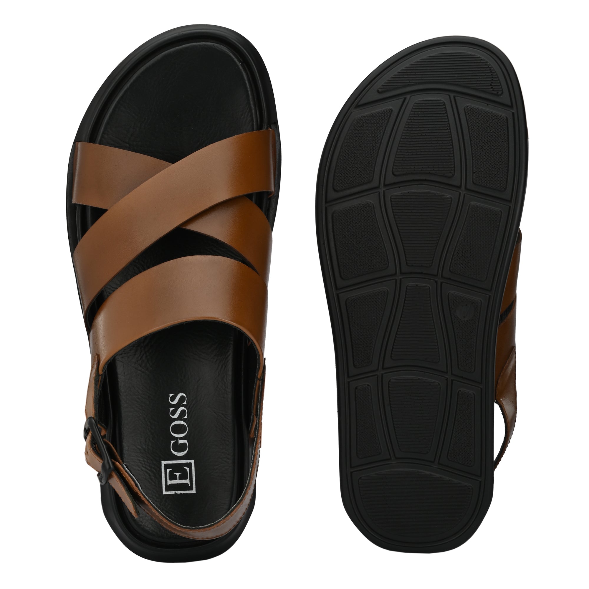 Egoss Leather Sandles for men