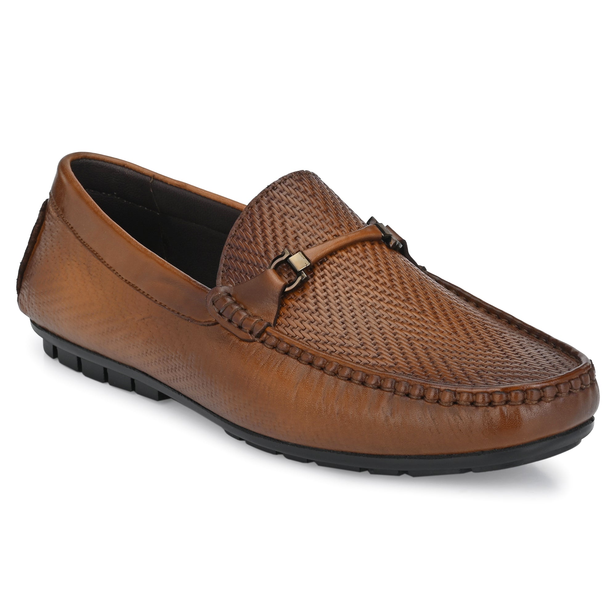 Men Buckled Formal Loafers