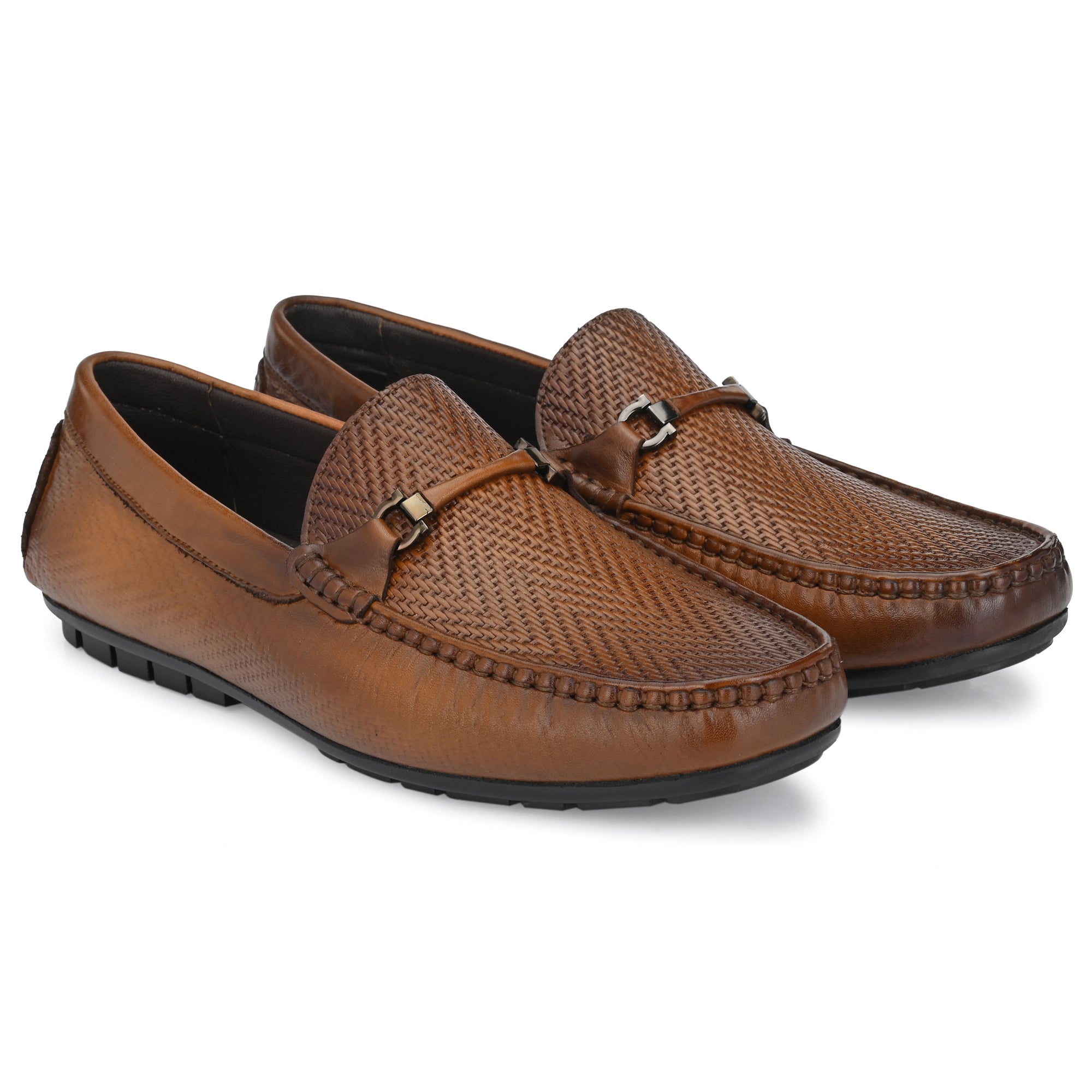 Men Buckled Formal Loafers
