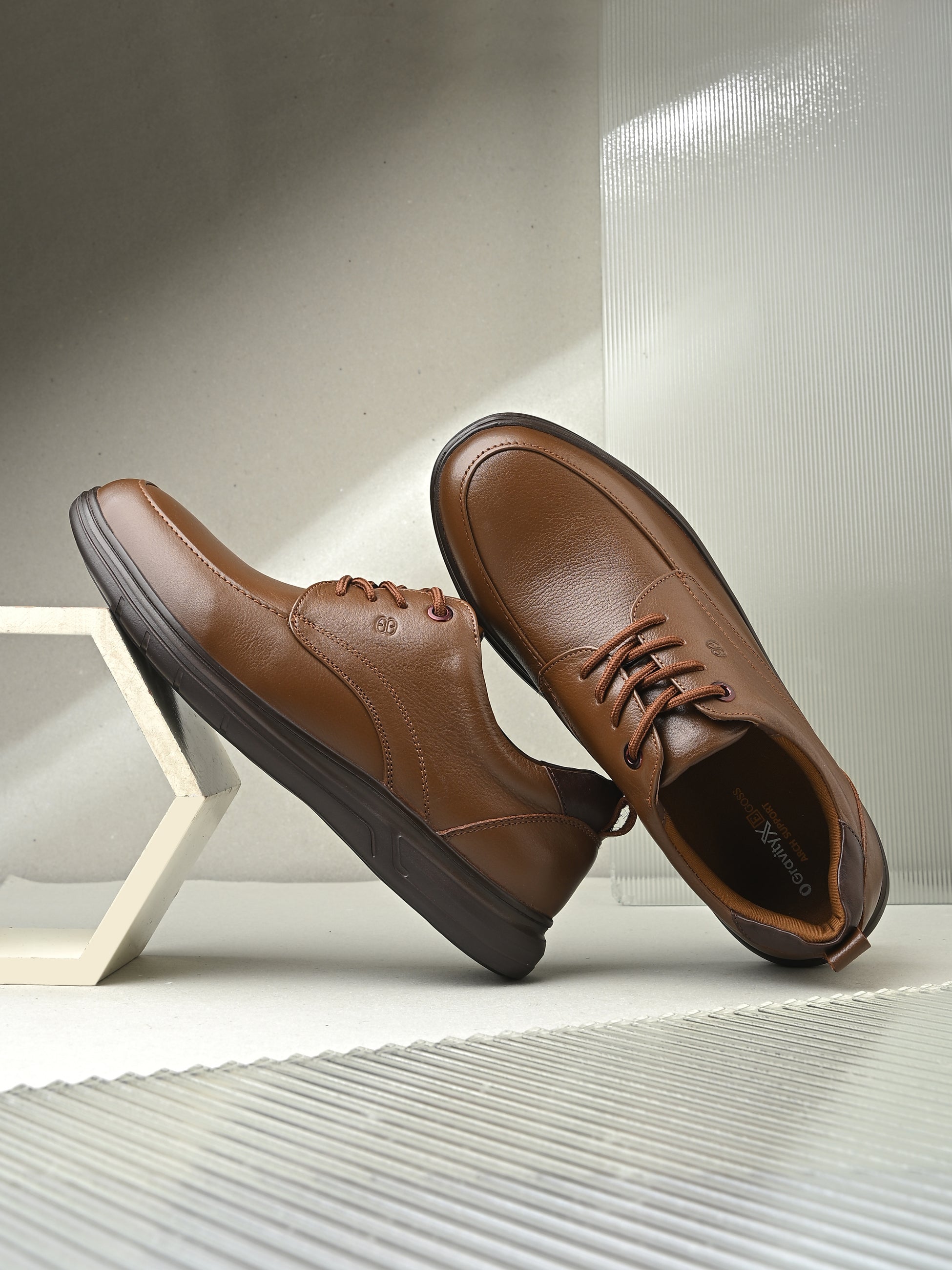 Egoss Zero Gravity Gold Sneakers For Men