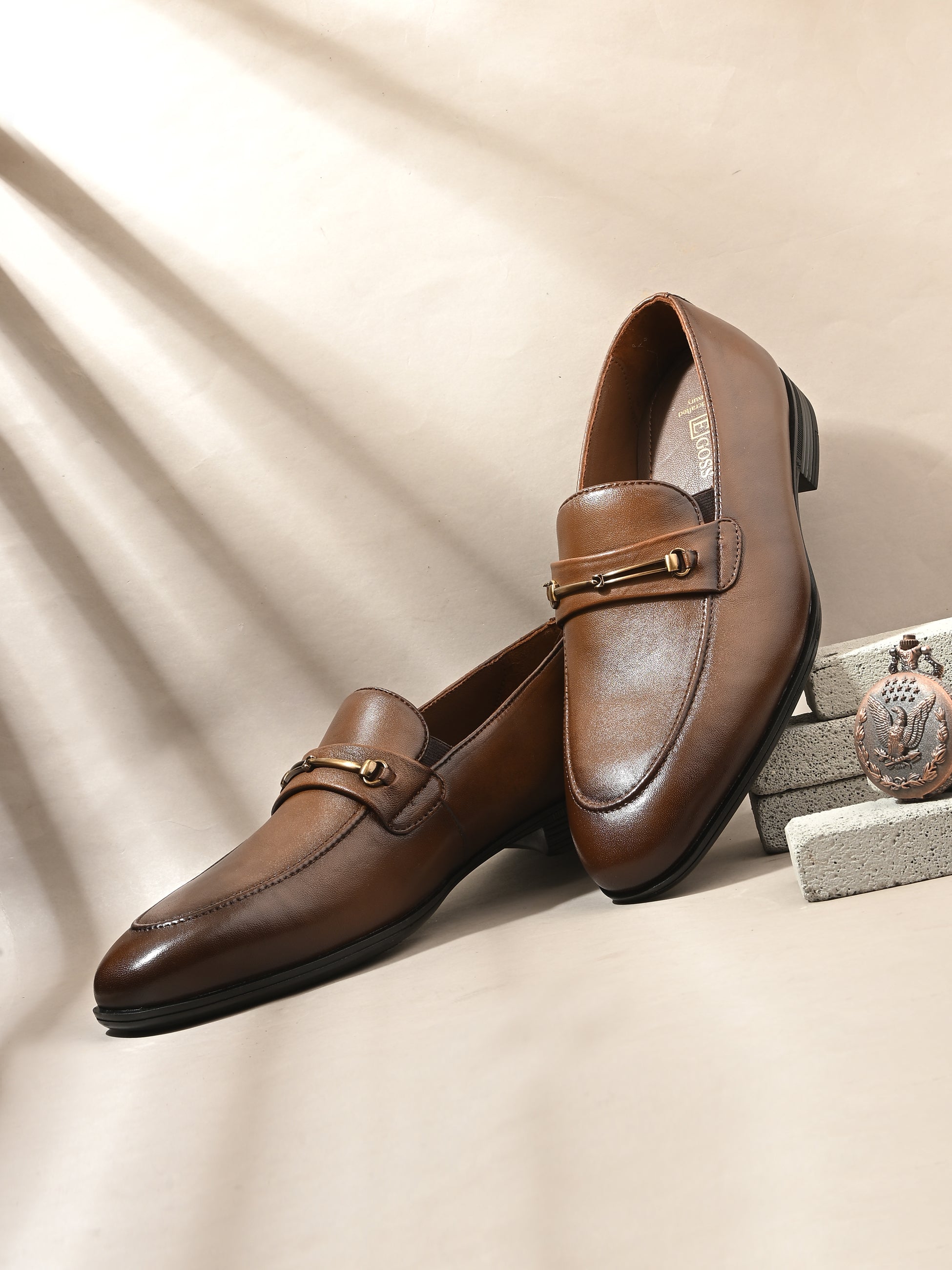 Egoss Luxury Buckled Loafers For Men