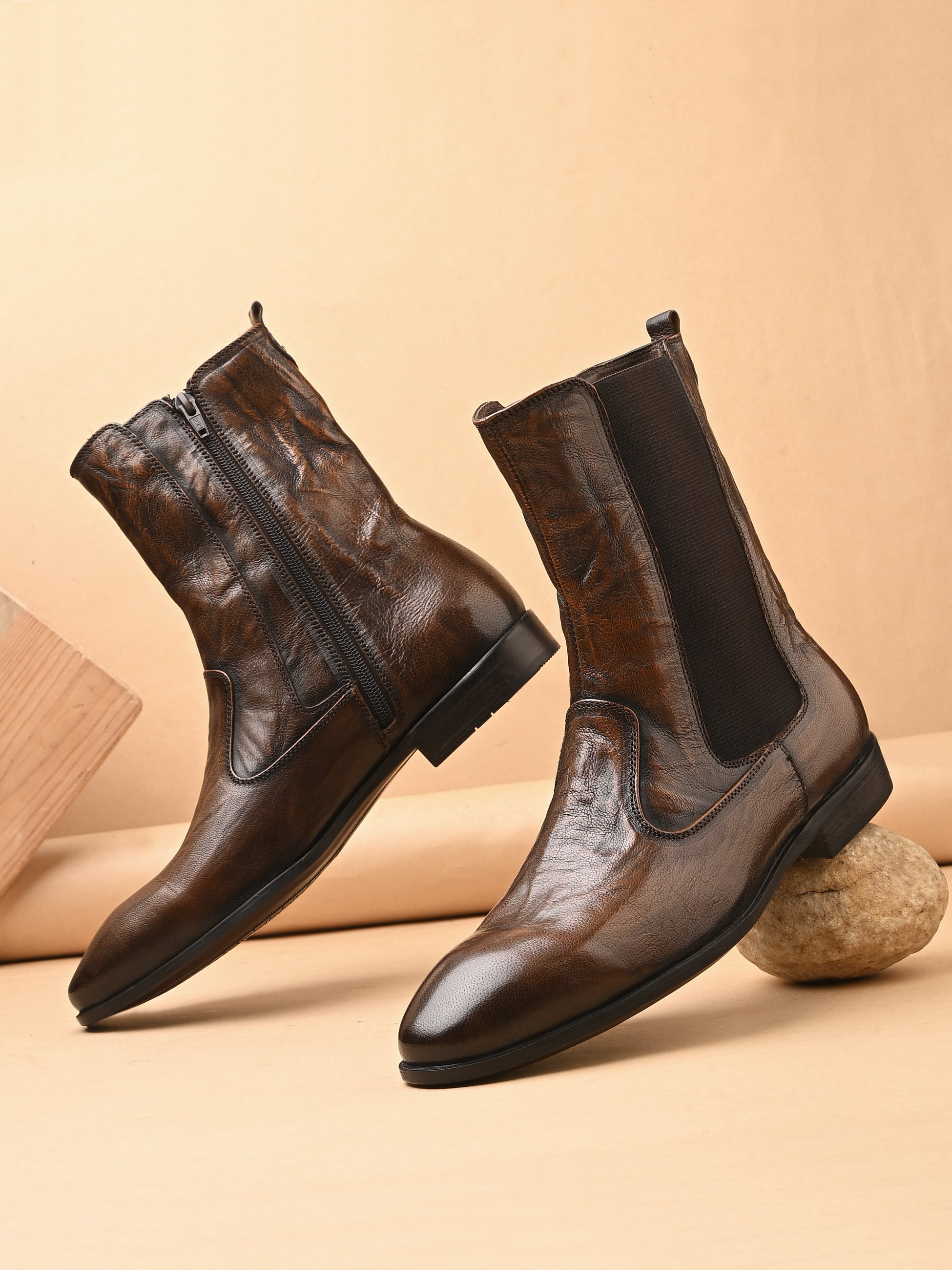 Mudtrail High Ankle 9 Inch Boots by Aspeerio
