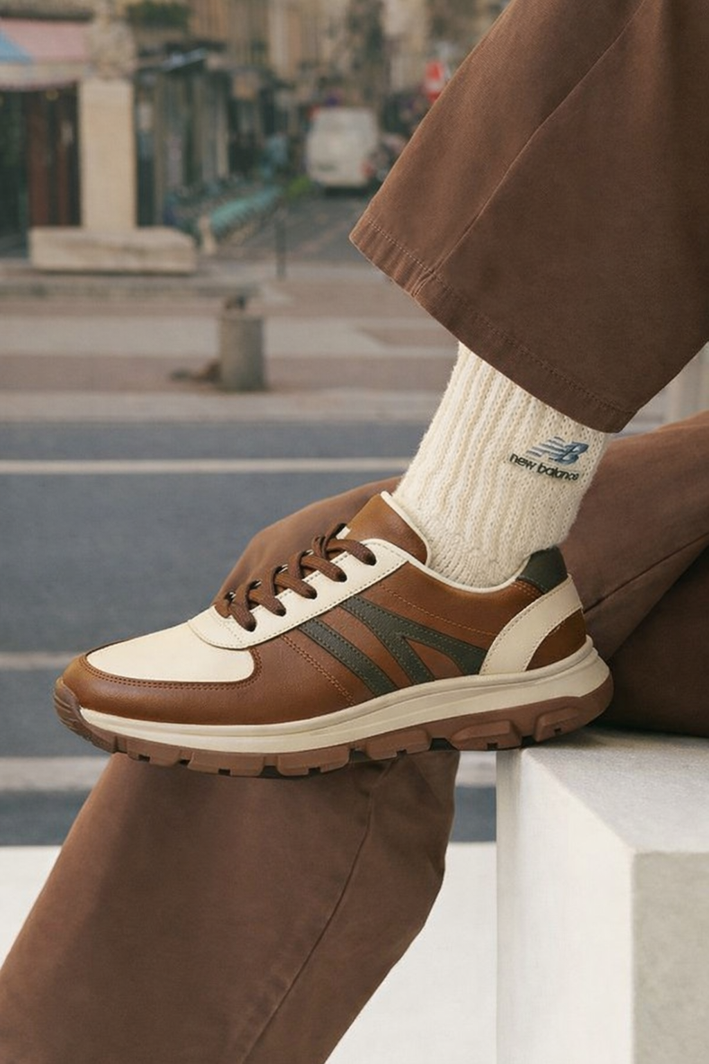 Drift Lace-Up Sneakers by Aspeerio